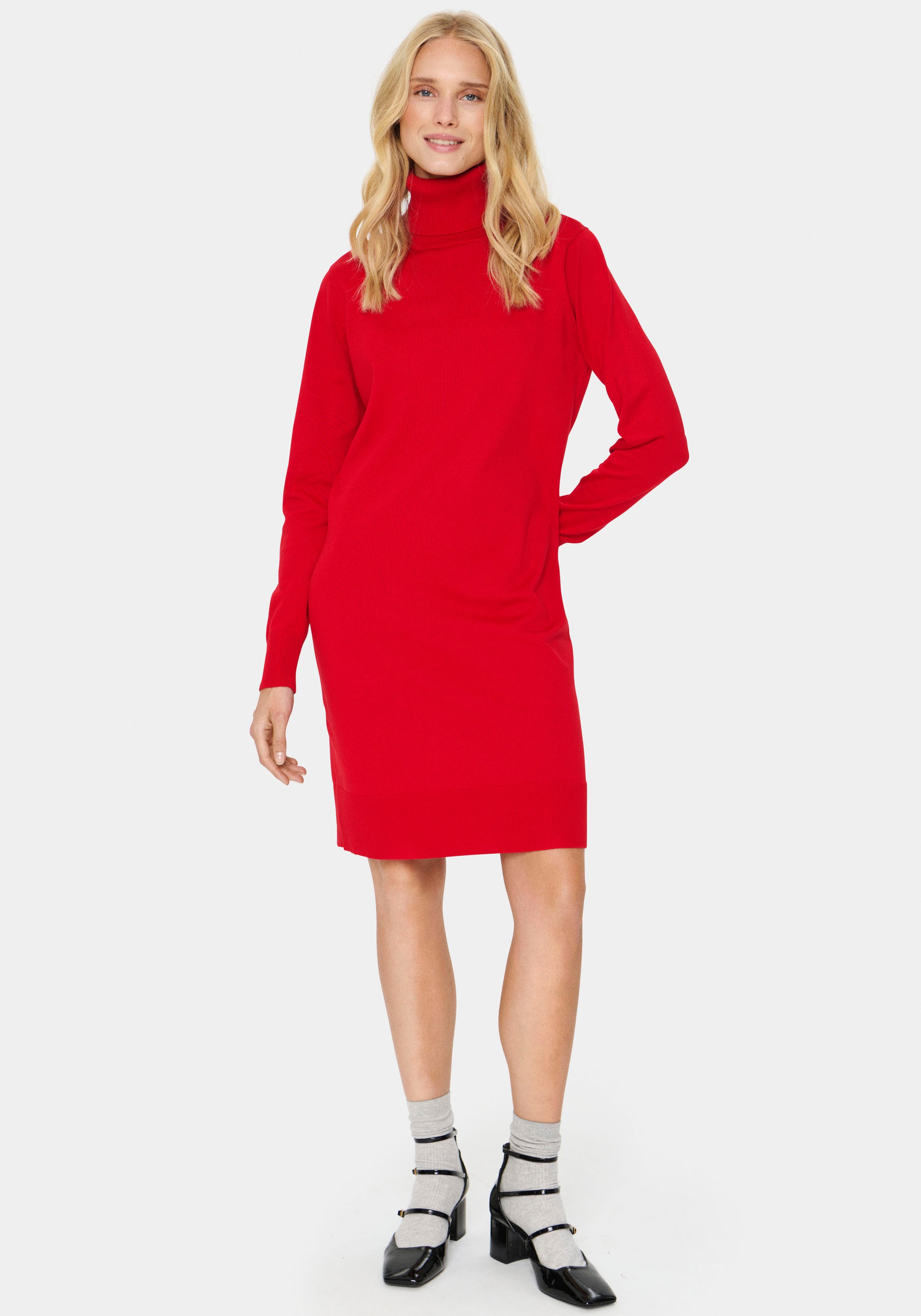 Saint Tropez Strickkleid »U6801, MilaSZ Rollneck Dress«