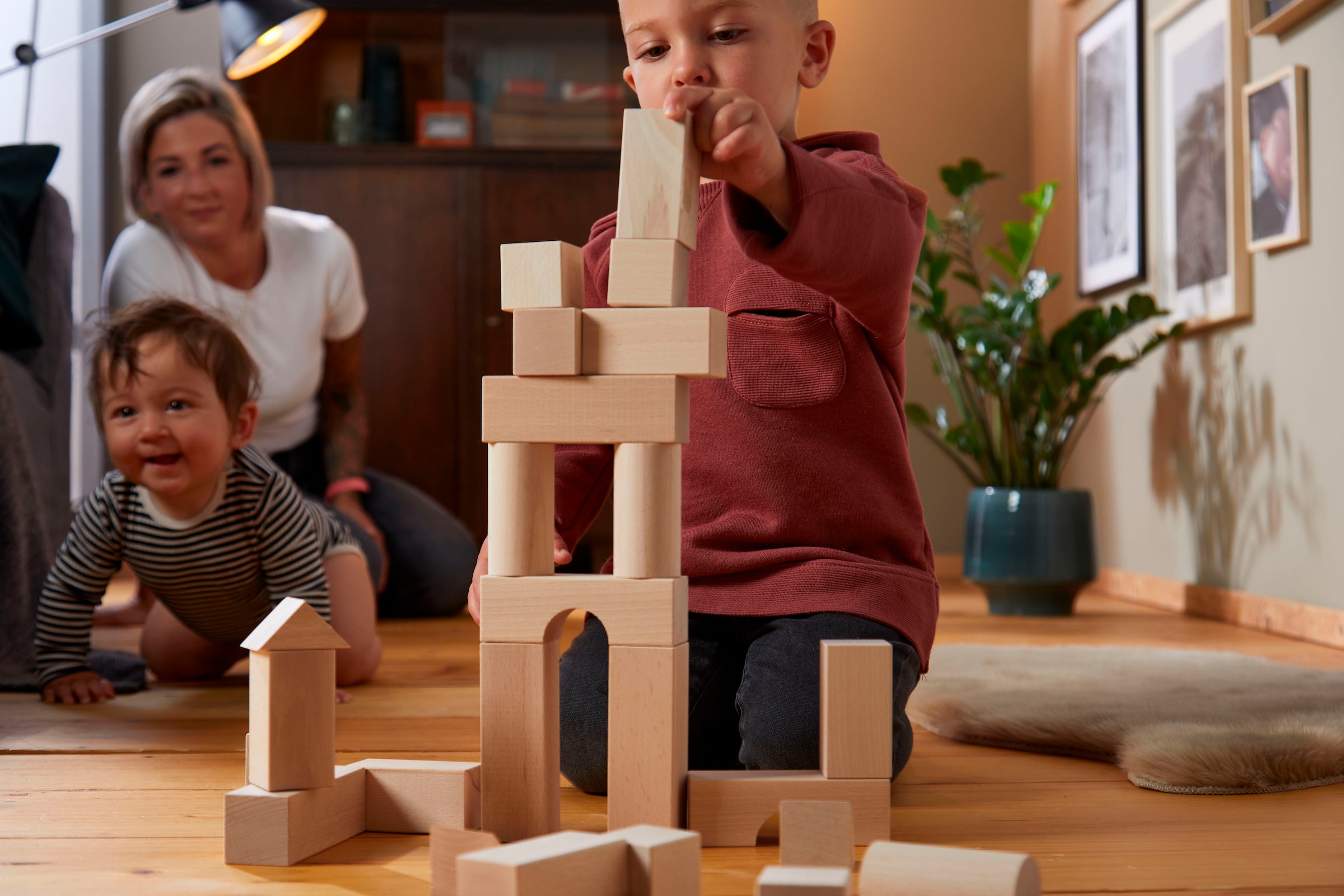 Haba Spielbauklötze »Meine ersten Bausteine natur«, Made in Germany