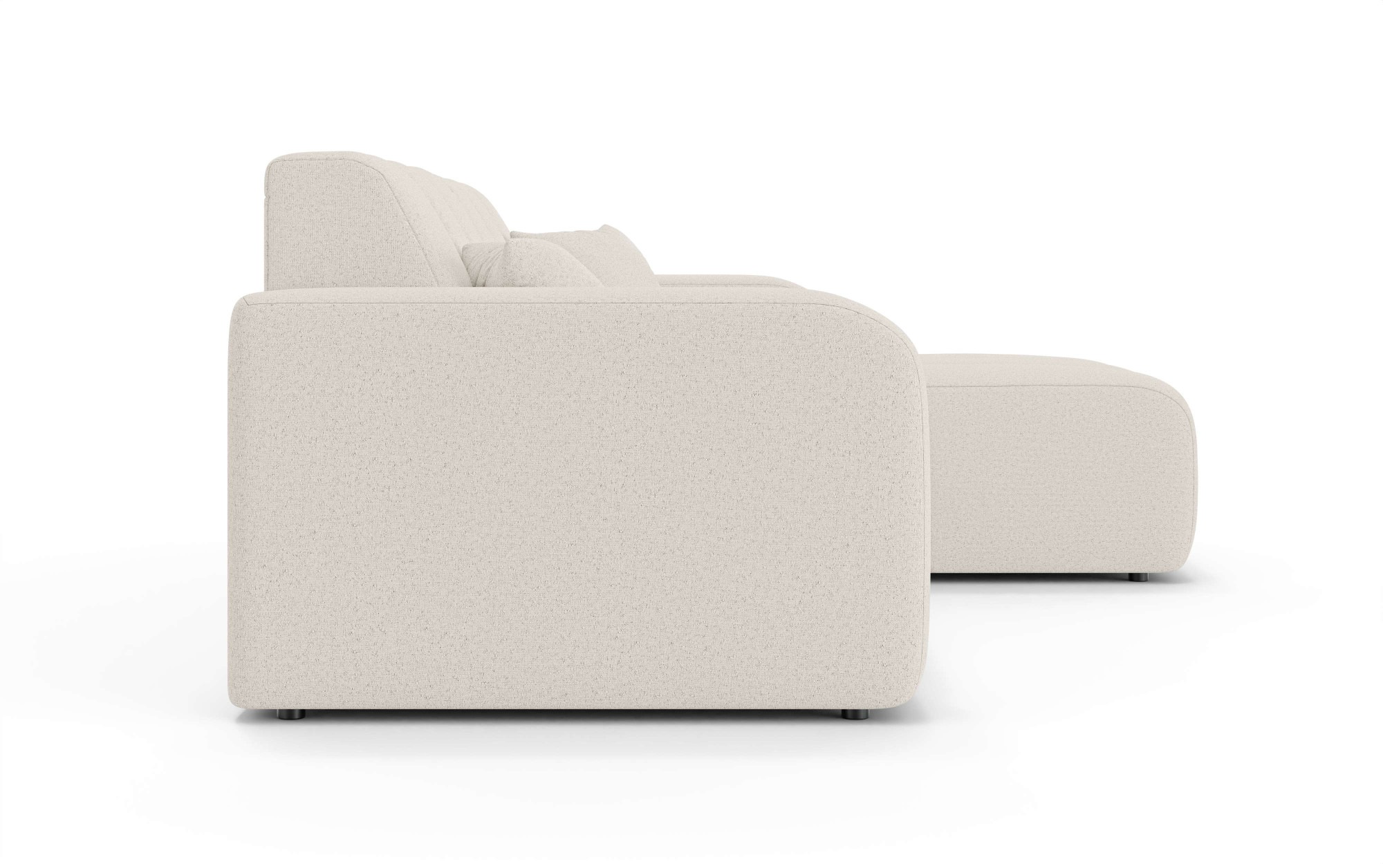 INOSIGN Ecksofa »CASSY L-Form, Schlafsofa mit Bettkasten, Maße B/T/H: 245/165/88 cm«, mit 2 Rückenkissen, Recamiere rechts oder links bestellbar