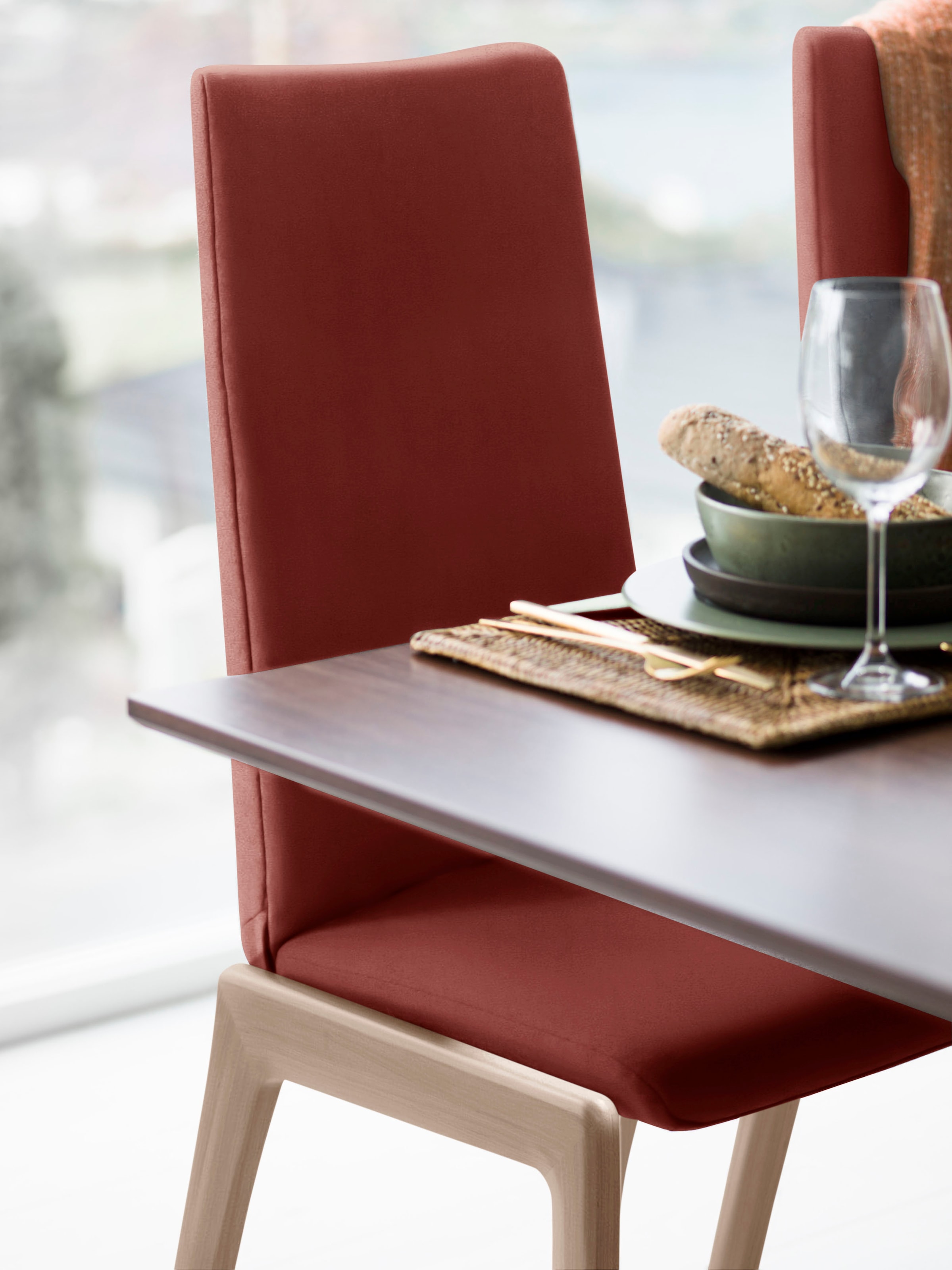 Stressless® Polsterstuhl »Laurel« () High Back, Größe L, mit abgerundeten B günstig online kaufen