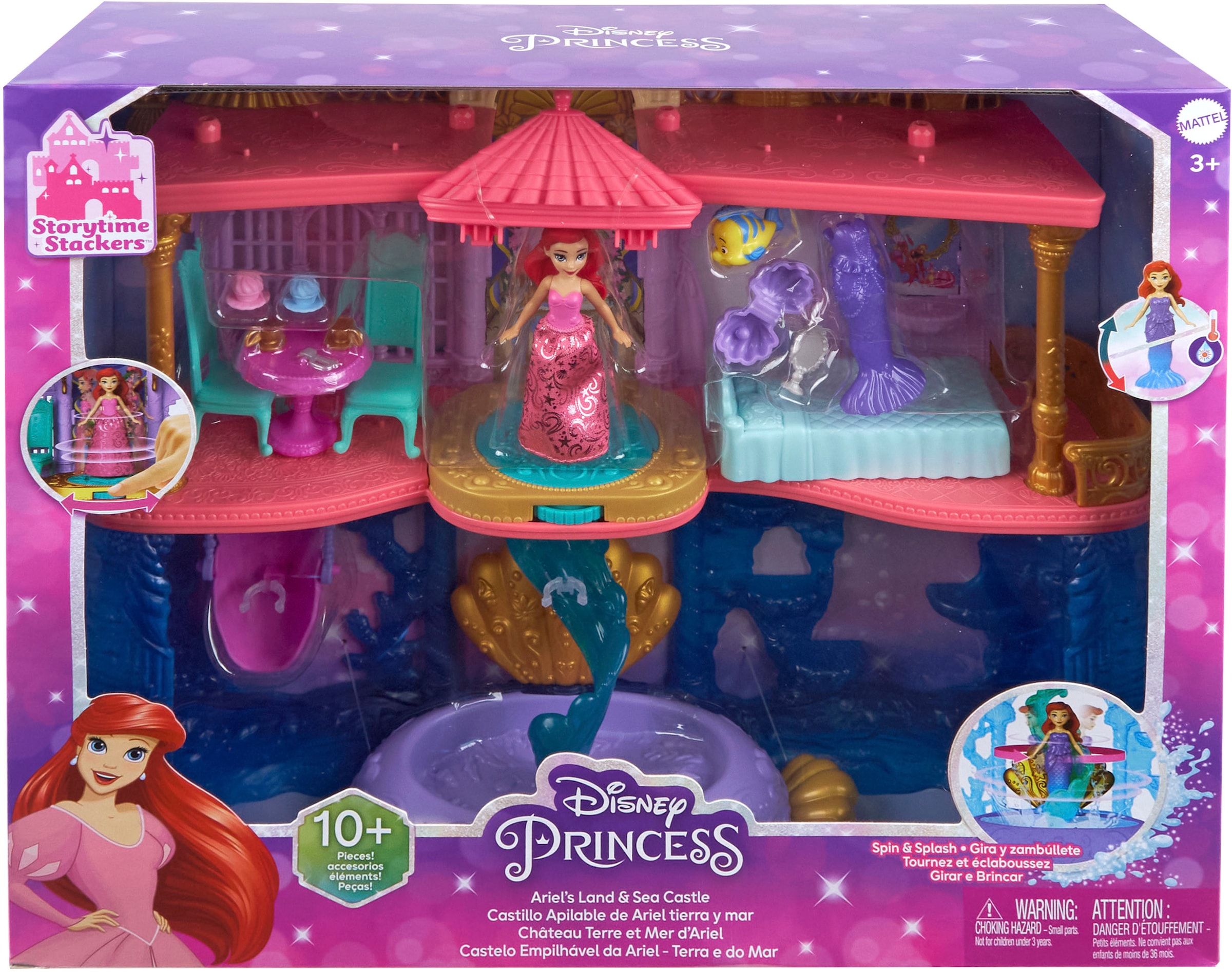 Mattel® Spielwelt »Disney Prinzessin Arielles Stapelschloss«