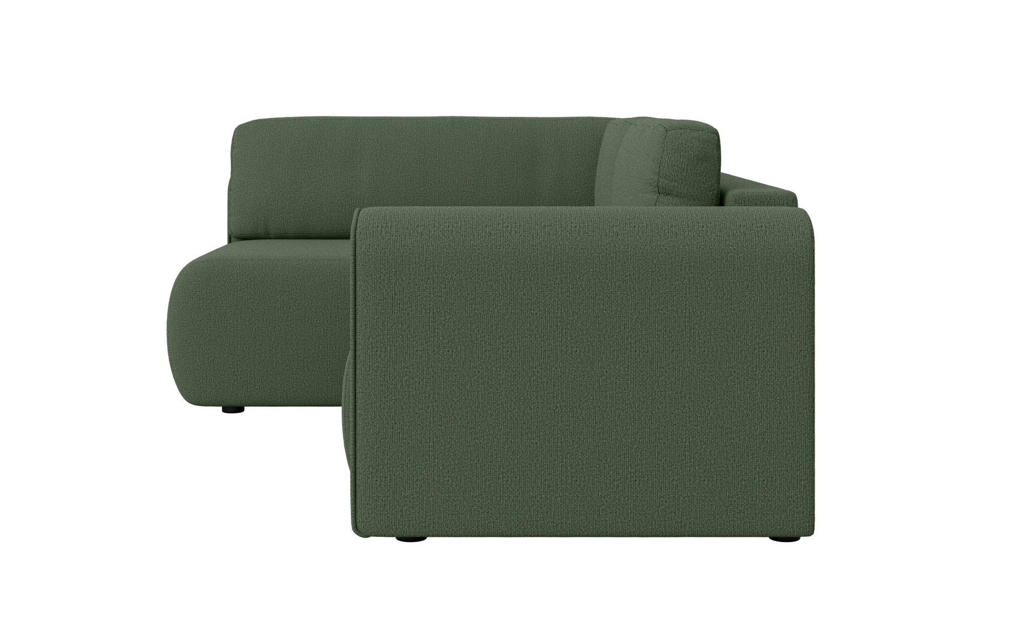 INOSIGN Ecksofa »Zacharia wahlweise Schlafsofa mit Bettkasten, B/T/H 250/166/86 cm«, L-Form mit Wellenunterfederung, Ottomane rechts oder links bestellbar