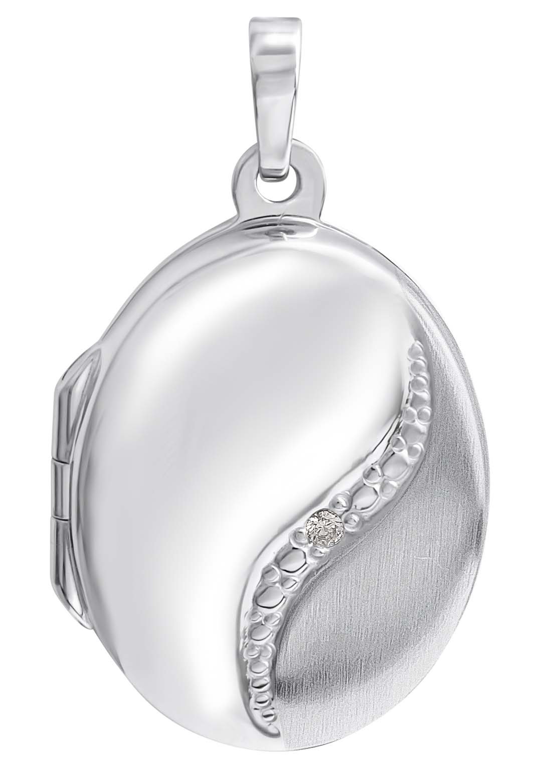 Firetti Kettenanhänger »Schmuck Geschenk Silber 925 Halsschmuck Anhänger Medaillon«, mit Zirkonia (synth.)