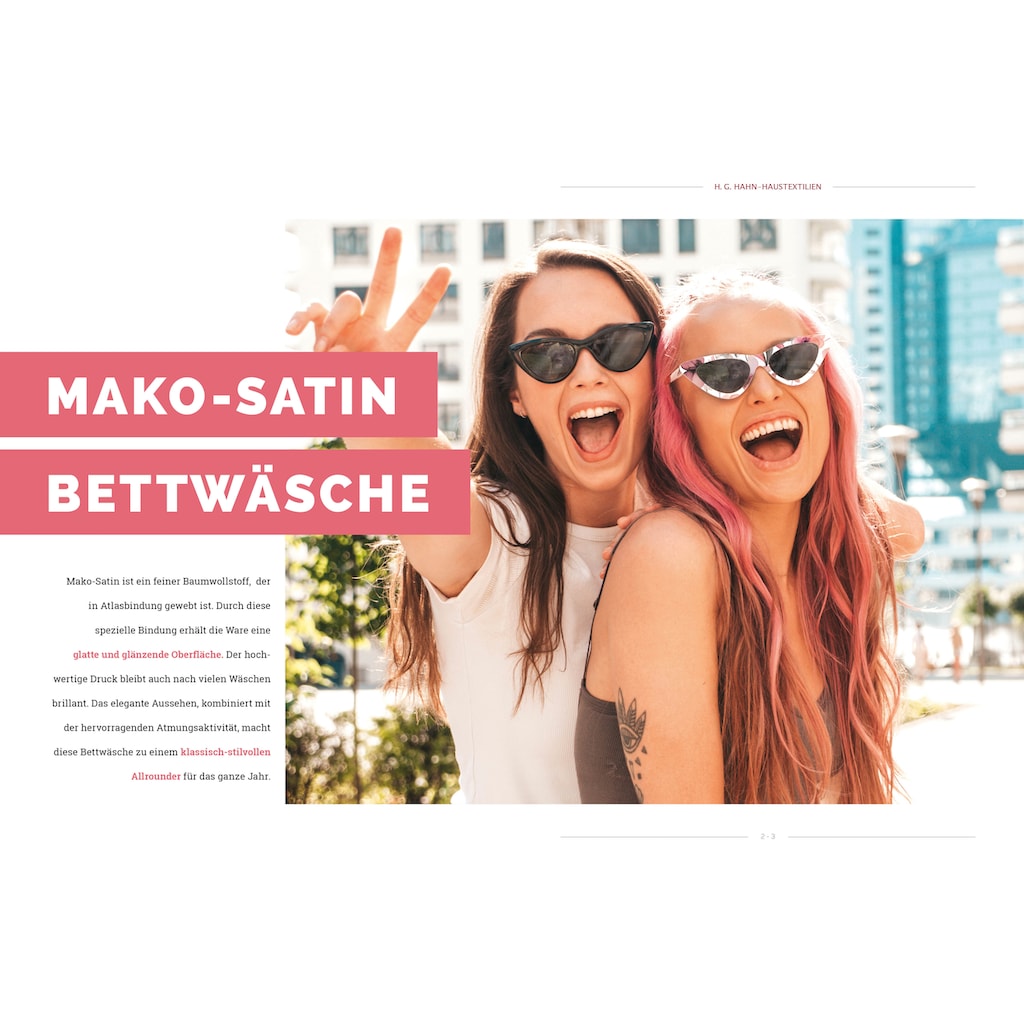 Primera Bettwäsche »Primera Mako-Satin-Bettwäsche Viola«, (1 tlg.)