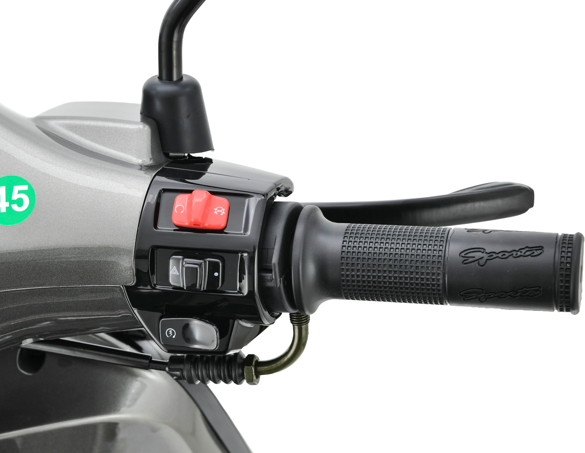 Alpha Motors Motorroller »Napoli 50 ccm 45 km/h EURO 5 (mit/ohne Topcase)«, 50 cm³, 45 km/h, Euro 5, 3,26 PS