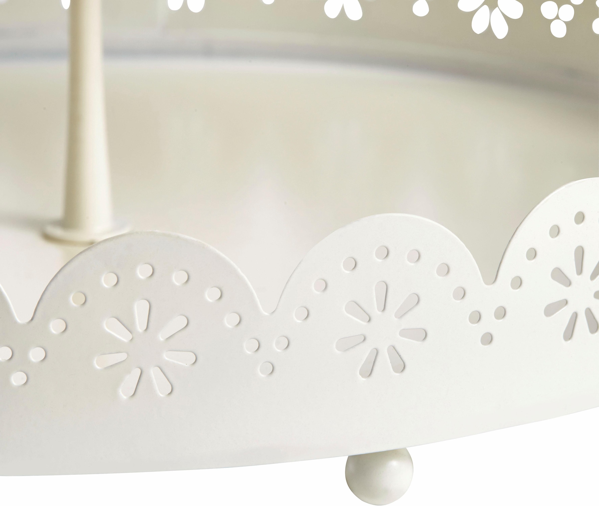 OTTO home Dekoetagere, 3-stufig, Höhe 42 cm, rund, aus Metall