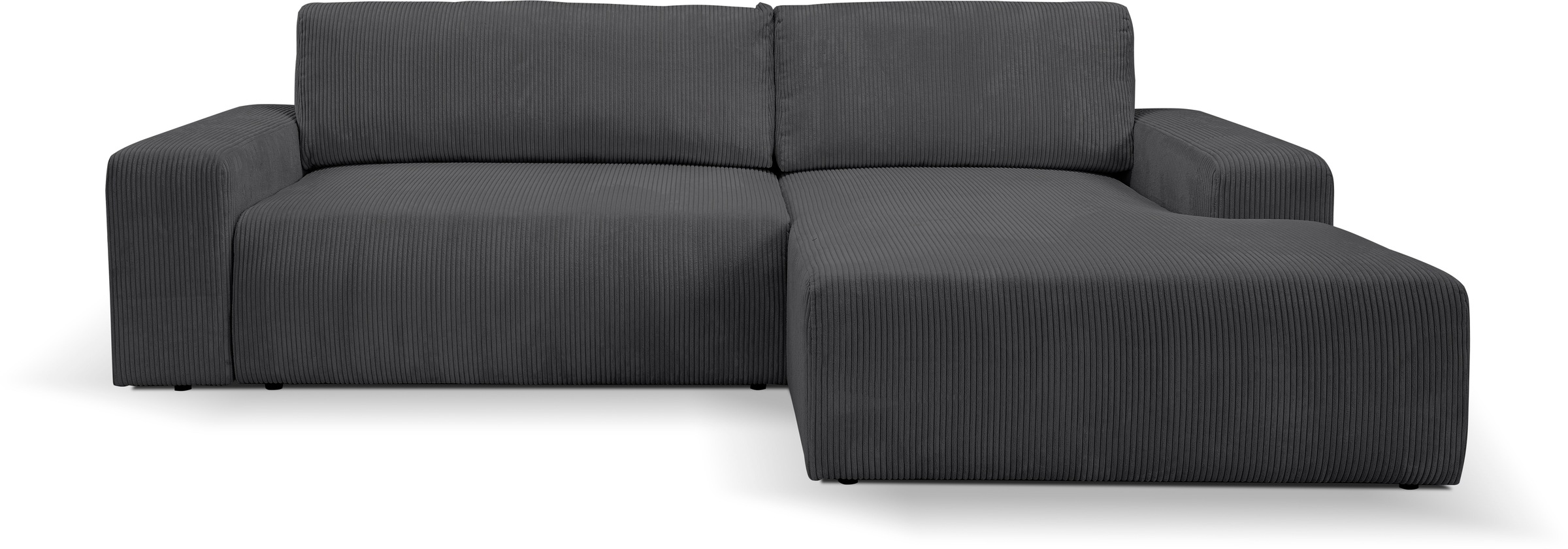 WERK2 Ecksofa »Rotterdam-L, kuschelweicher Cord oder Breitcord, L-Form, Bre günstig online kaufen