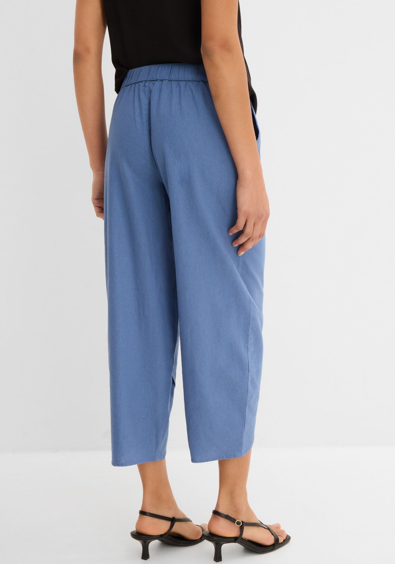 bonprix 3/4-Hose »3/4-Hose aus leichtem Leinen-Mix«  aus Leinen-Mix, mit Seitenschlitzen, Regular Fit, casual Stil