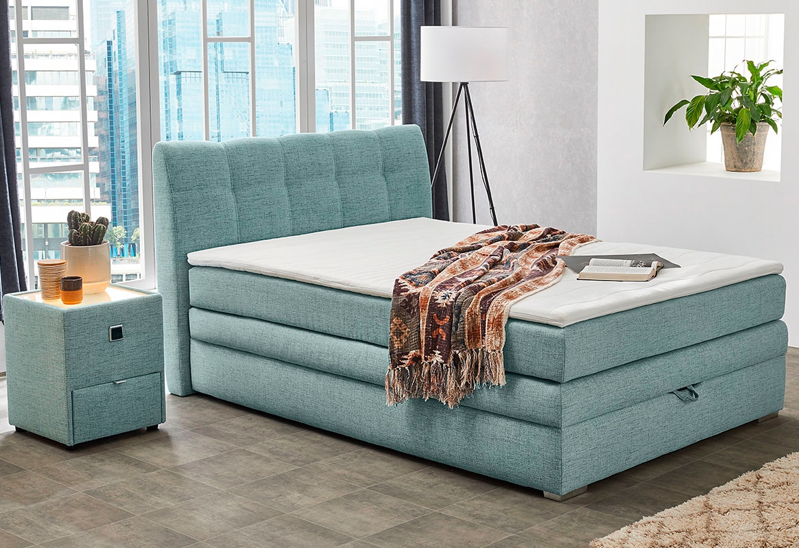 Jockenhöfer Gruppe Boxspringbett »Amelie« mit Bettkasten und Topper, erhält günstig online kaufen