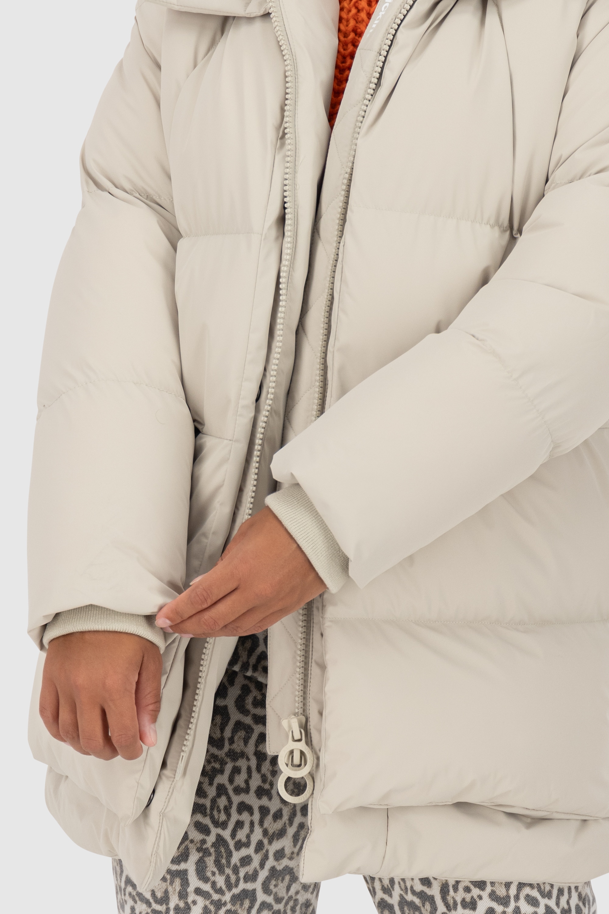 Alife & Kickin Winterjacke »Damen LykkeAK A«, mit Kapuze, Moderne gefütterte Jacke mit großer gefütterter Kapuze