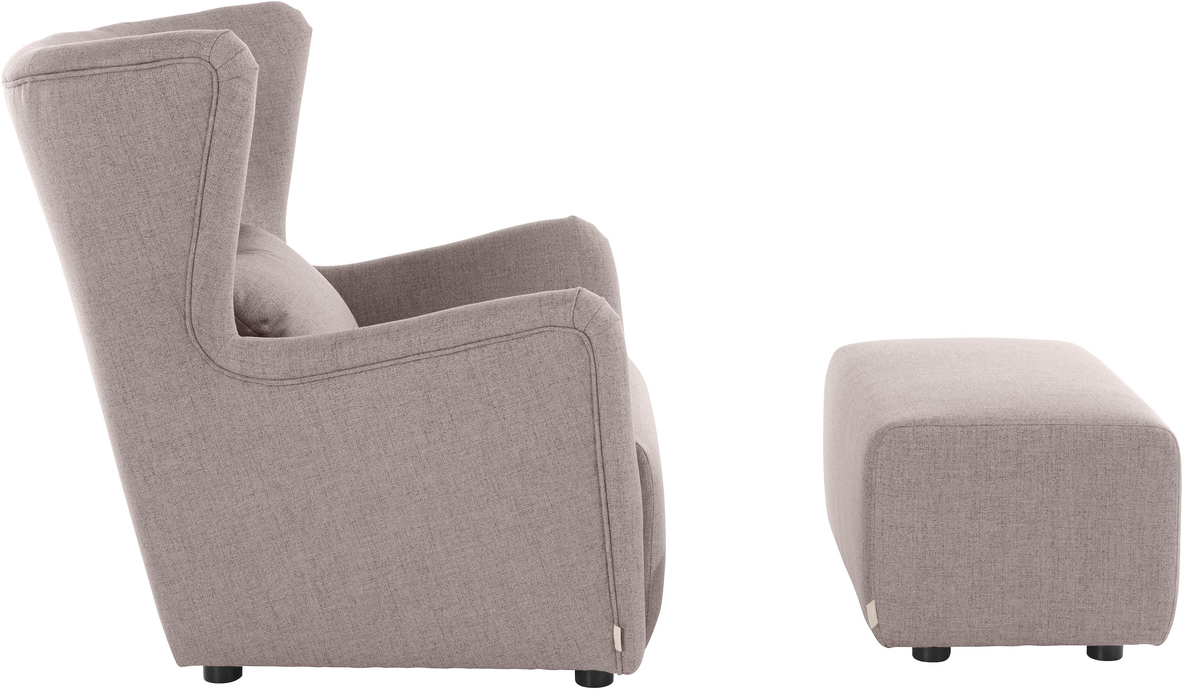LeGer Home by Lena Gercke Ohrensessel »Levke Sessel«, wahlweise mit oder ohne Hocker