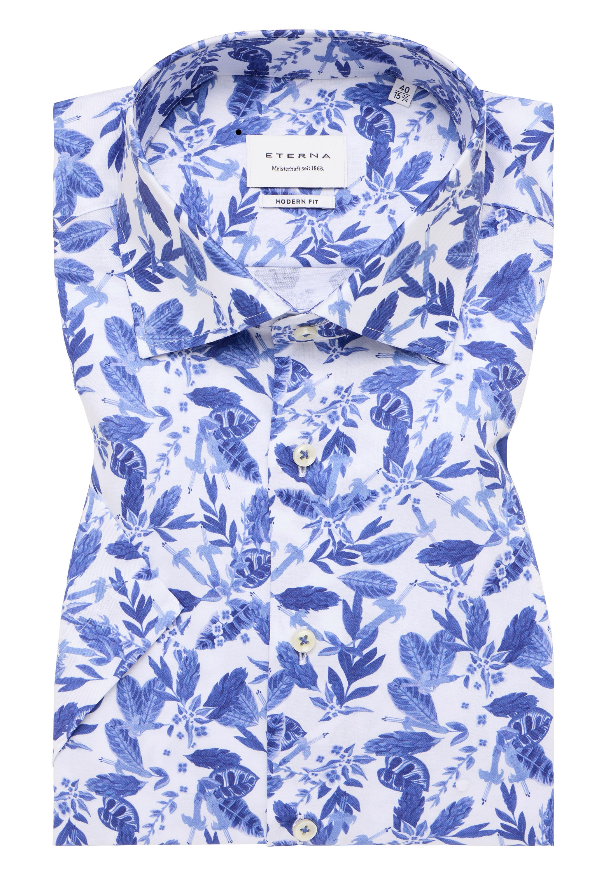 Eterna Kurzarmhemd »MODERN FIT« NON IRON (bügelfrei)