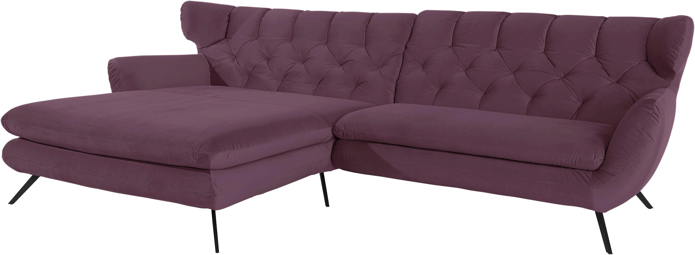 3C Candy Ecksofa Beatrice Designsofa in moderner Retrooptik, bequem und ext günstig online kaufen