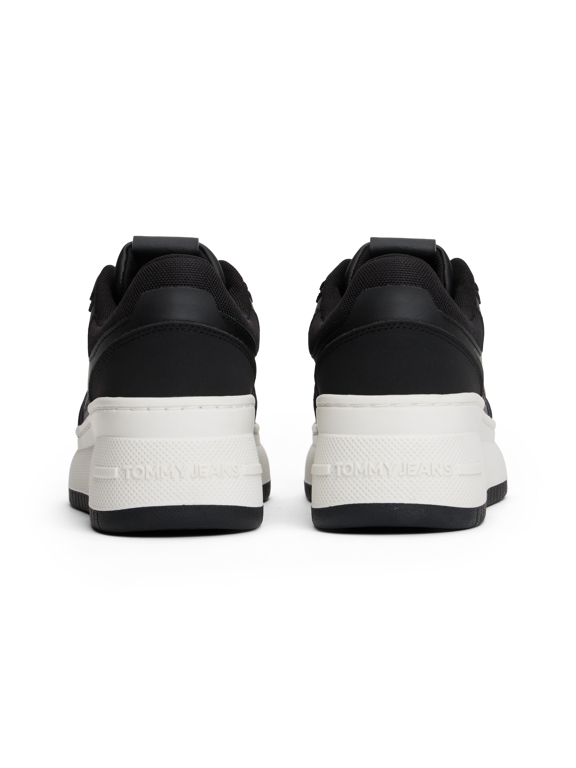 Tommy Jeans Keilsneaker »TJW RETRO BASKET FLATFORM«  , Plateau, Freizeitschuh, Schnürschuh, mit Lochmuster, im Basket-Look