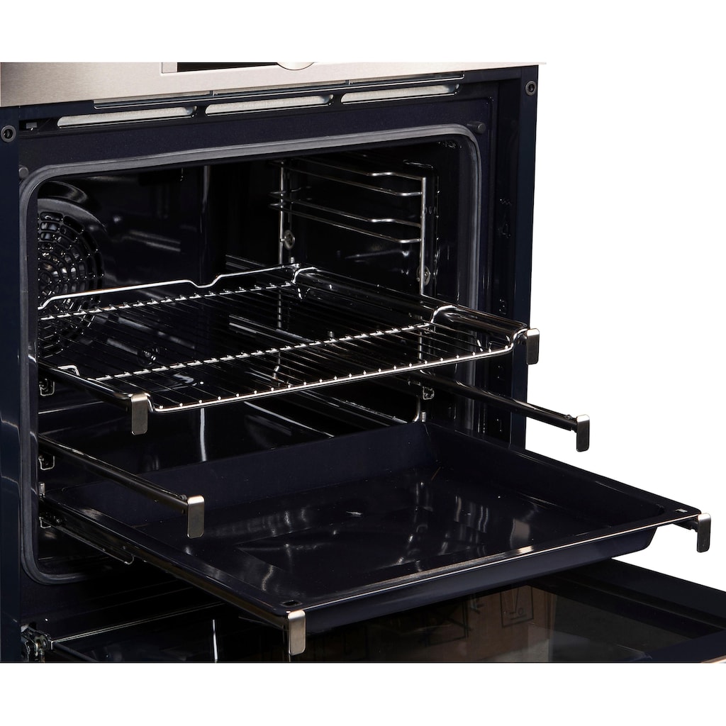 BOSCH Einbaubackofen »HBG632TS1«, 8, HBG632TS1, mit 3-fach-Teleskopauszug