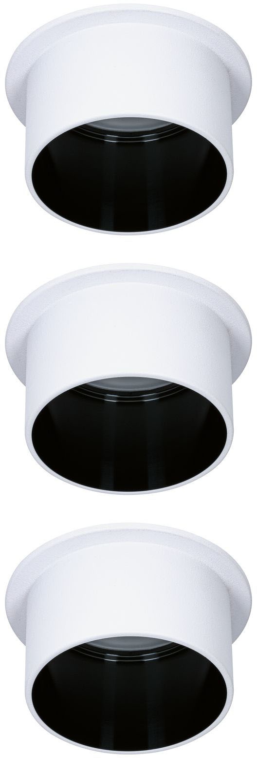 Paulmann LED Bad-Einbauleuchte »Gil«, 3er-Set, Schutzart IP44, dimmbar, Ø 6,8 cm, inkl. LED Leuchtmittel