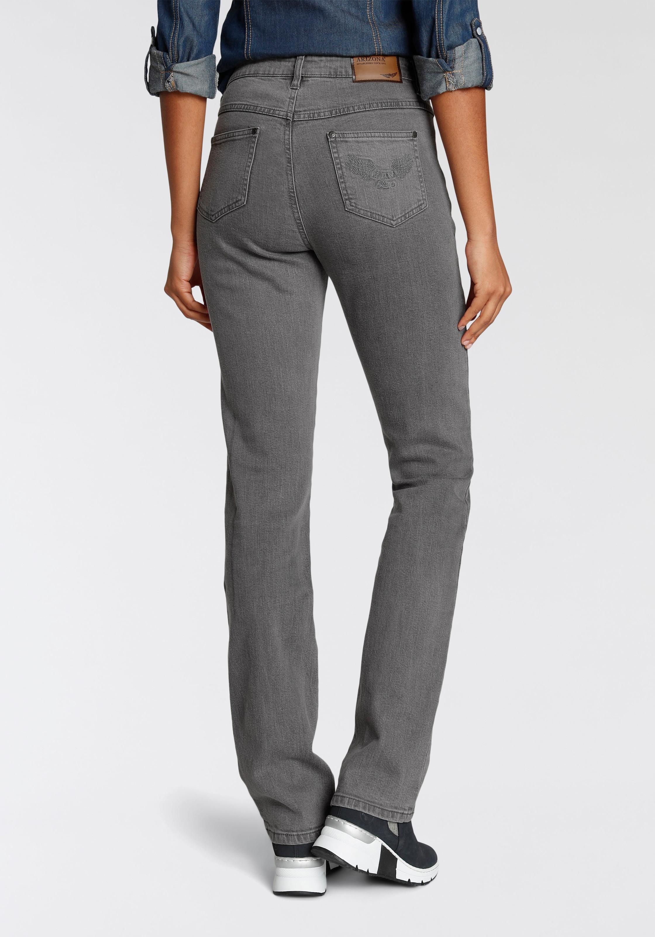 Arizona Gerade Jeans »Comfort-Fit«, High Waist im Online-Shop kaufen | Stretchjeans