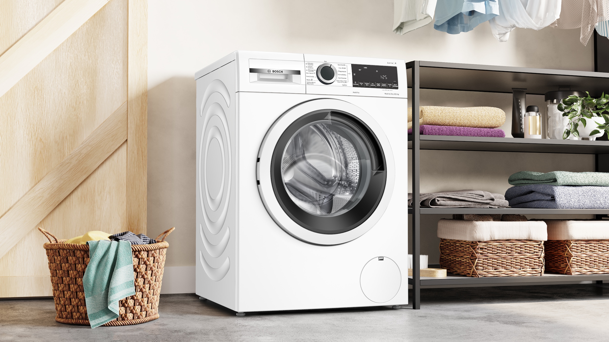 BOSCH Waschtrockner »WNA13441« Serie 4 9 kg /5 kg 70 dB(A)