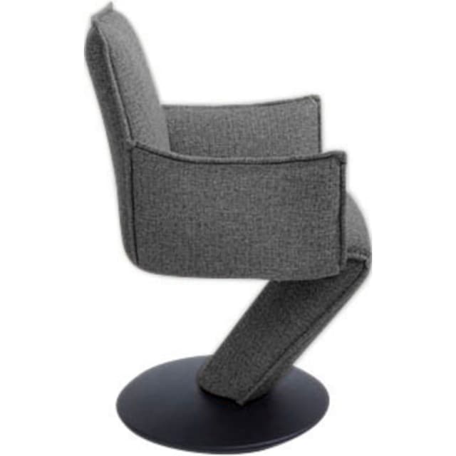 K+W Komfort & Wohnen Drehstuhl »Drive«, Flachgewebe 775, Sessel mit  federnder Sitzschale, Drehteller in Metall schwarz Struktur auf Rechnung  kaufen
