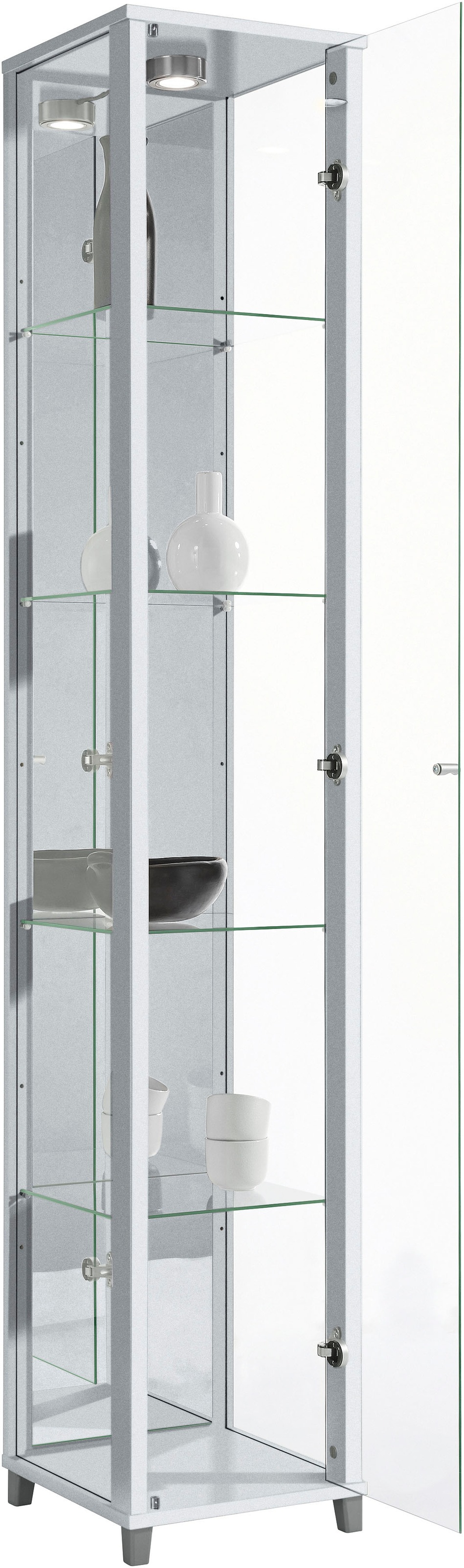 fif möbel Vitrine »OPTIMA«, Standvitrine/Glasvitrine 1x Glastür,perfekt für Sammler,Sammlervitrine