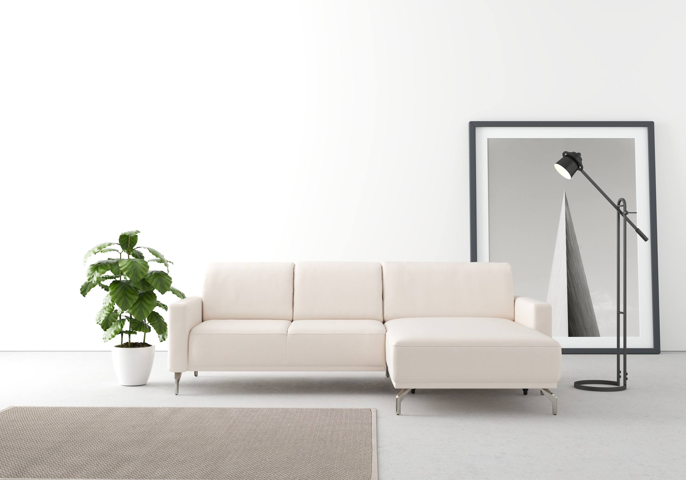 sit&more Ecksofa »Bailando L-Form«, wahlweise mit Kopfteilverstellung und V günstig online kaufen