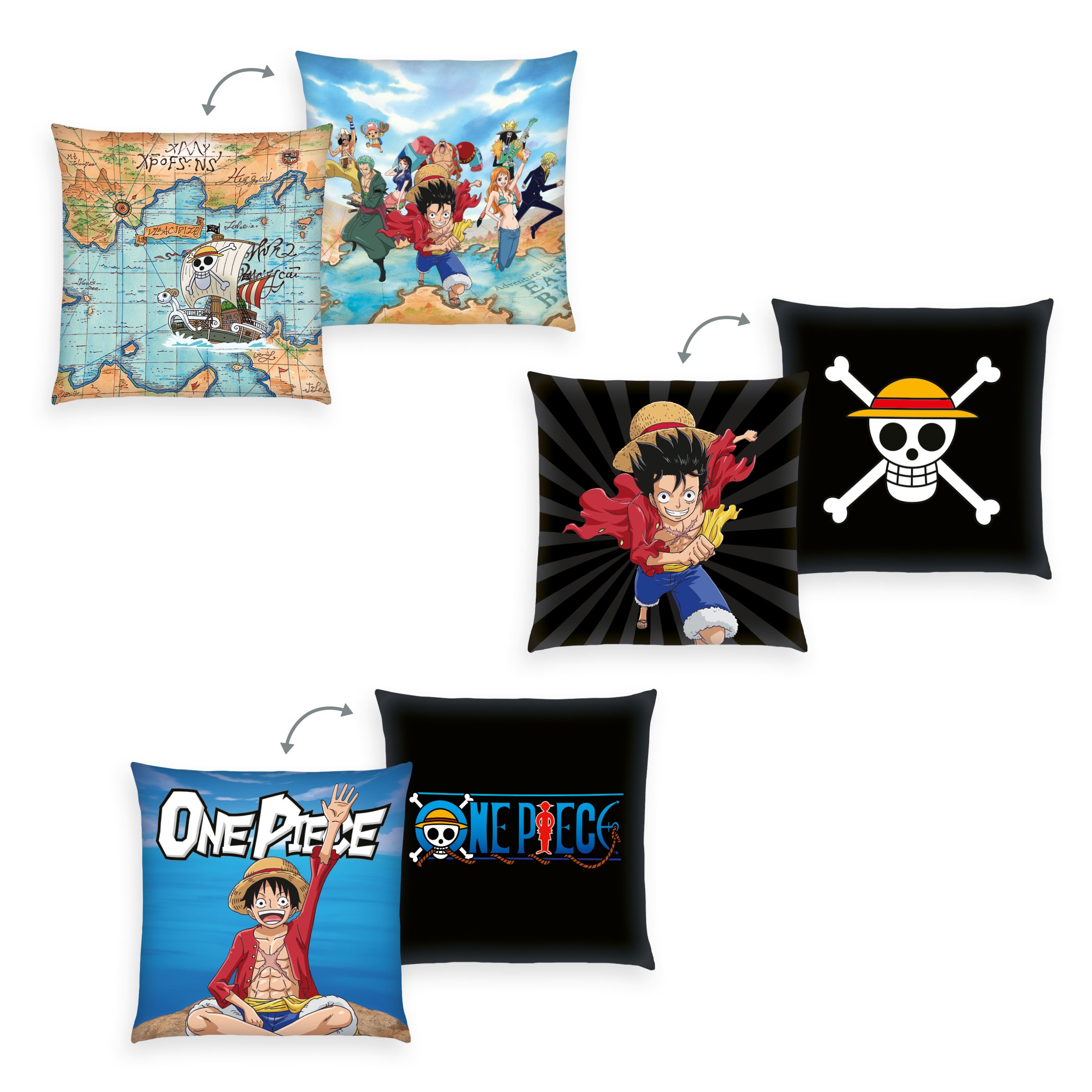 Dekokissen »One Piece«, hochfarbig bedruckt günstig online kaufen