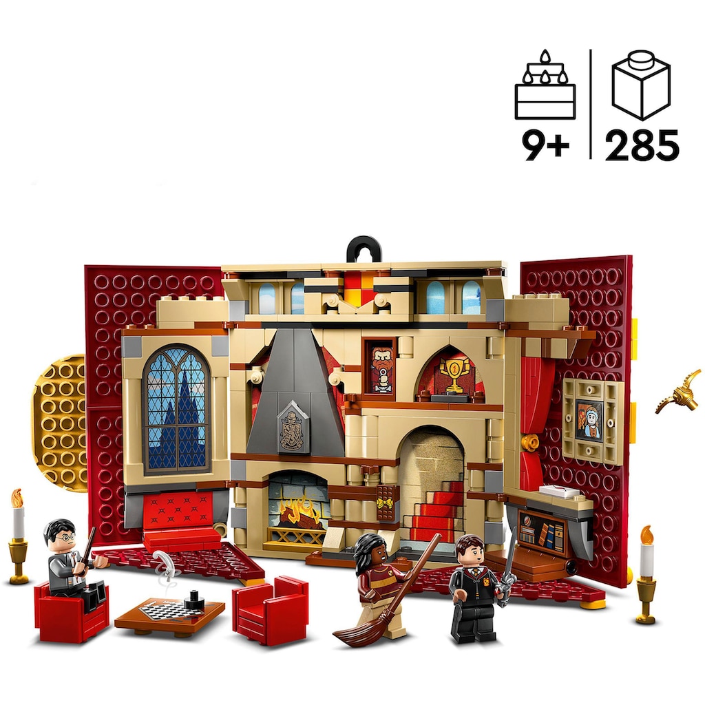 LEGO® Konstruktionsspielsteine »Hausbanner Gryffindor (76409), LEGO® Star Wars™«, (285 St.)