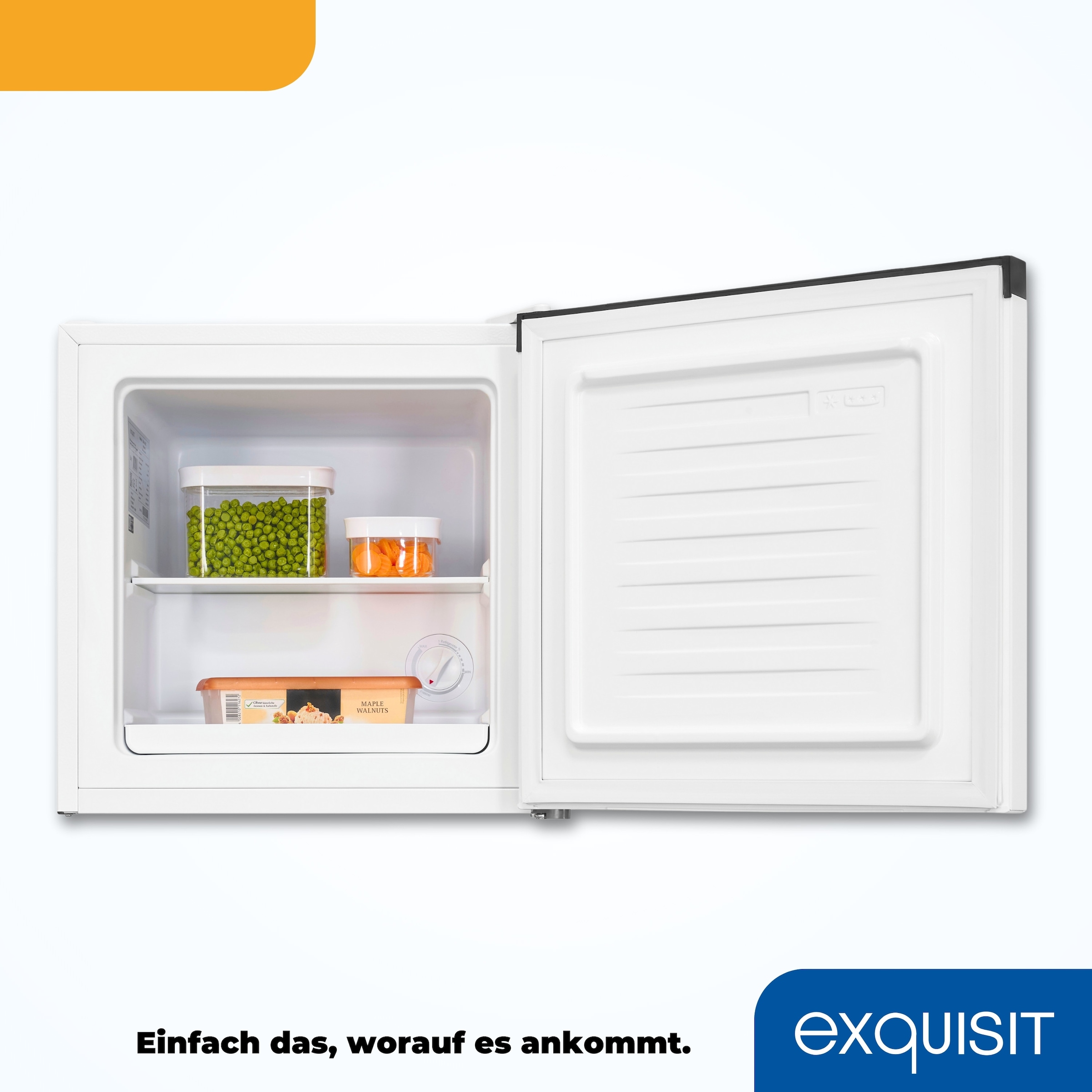 exquisit Gefrierschrank »GB40-050C weiss«, 49,5 cm hoch, 47,5 cm breit, Mini Gefrierschrank