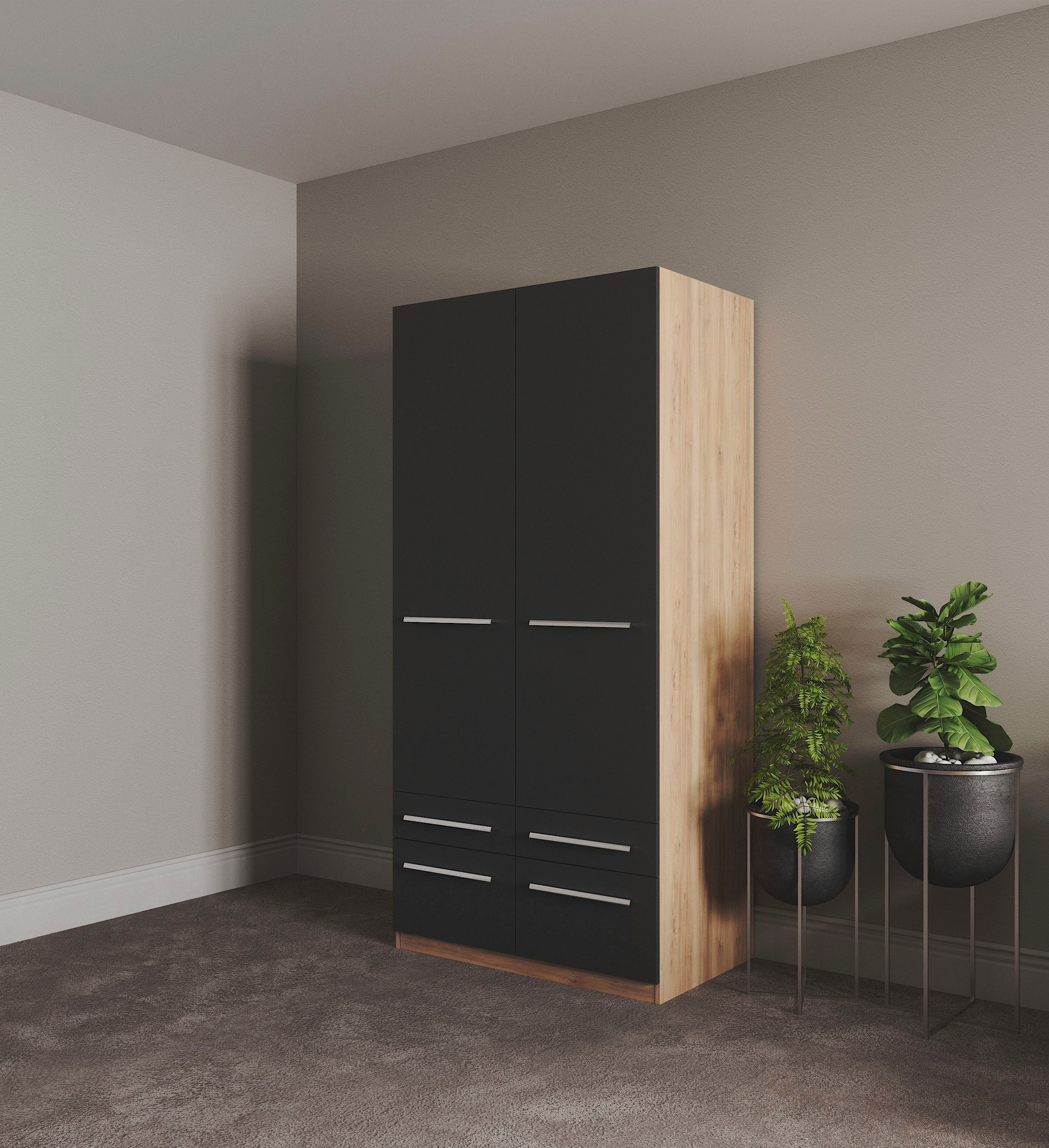priess Kleiderschrank »Schrank Garderobe Wäscheschrank Barcelona in 5 Breit günstig online kaufen