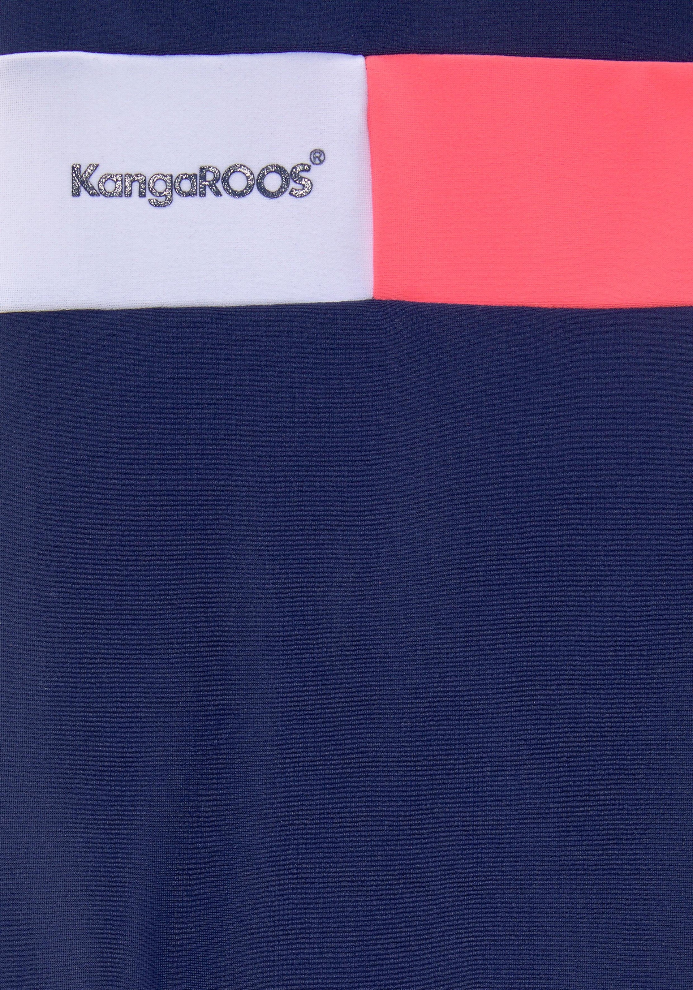 im (1 Badeanzug, KangaROOS bestellen jetzt Colorblocking-Look St.),