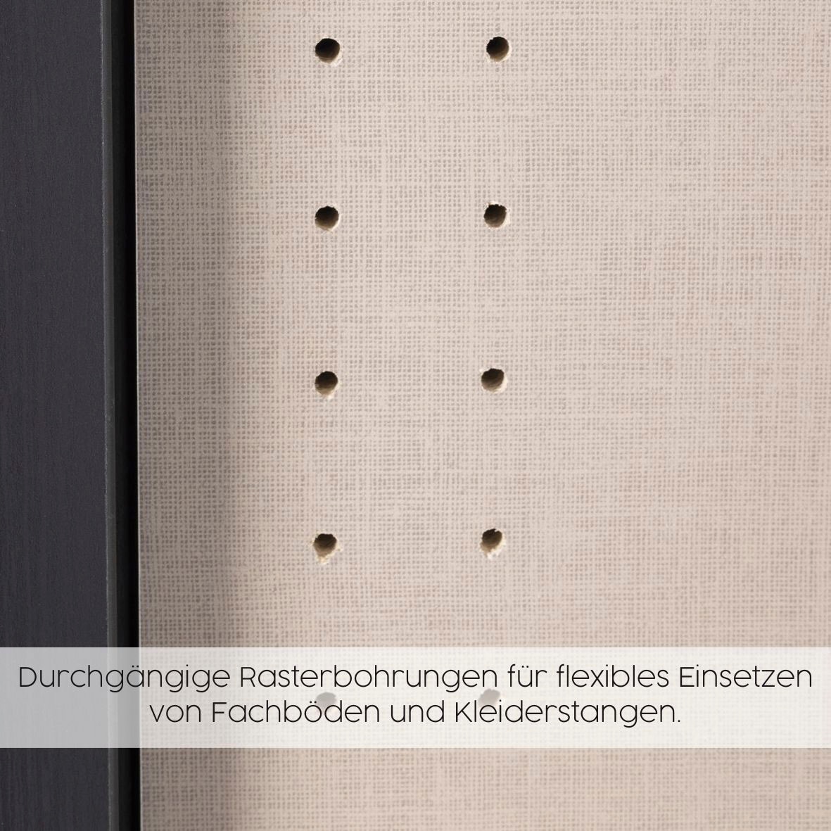 rauch Drehtürenschrank »Kleiderschrank Schrank Garderobe AGORDO TOPSELLER Schlafzimmer«, (in zwei Griff-Farben mit Dekor- oder Hochglanzfront), durchdachte Innenausstattung, in 6 Breiten und 2 Höhen MADE IN GERMANY