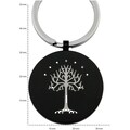 Der Herr der Ringe Schlüsselanhänger »Der weiße Baum von Gondor, 20003693«, Made in Germany