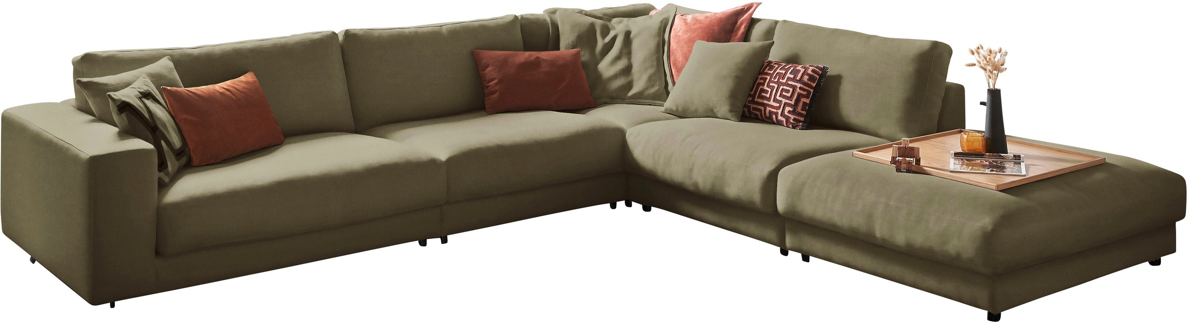 3C Candy Ecksofa "Enisa II, bequem und komfortabel, großes Familiensofa, L- günstig online kaufen