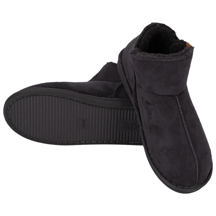 Apollo Hausschuh »LADIES HOME BOOTS SUEDE«, mit Logoprägung und kuscheligen, wärmenden Innenfutter