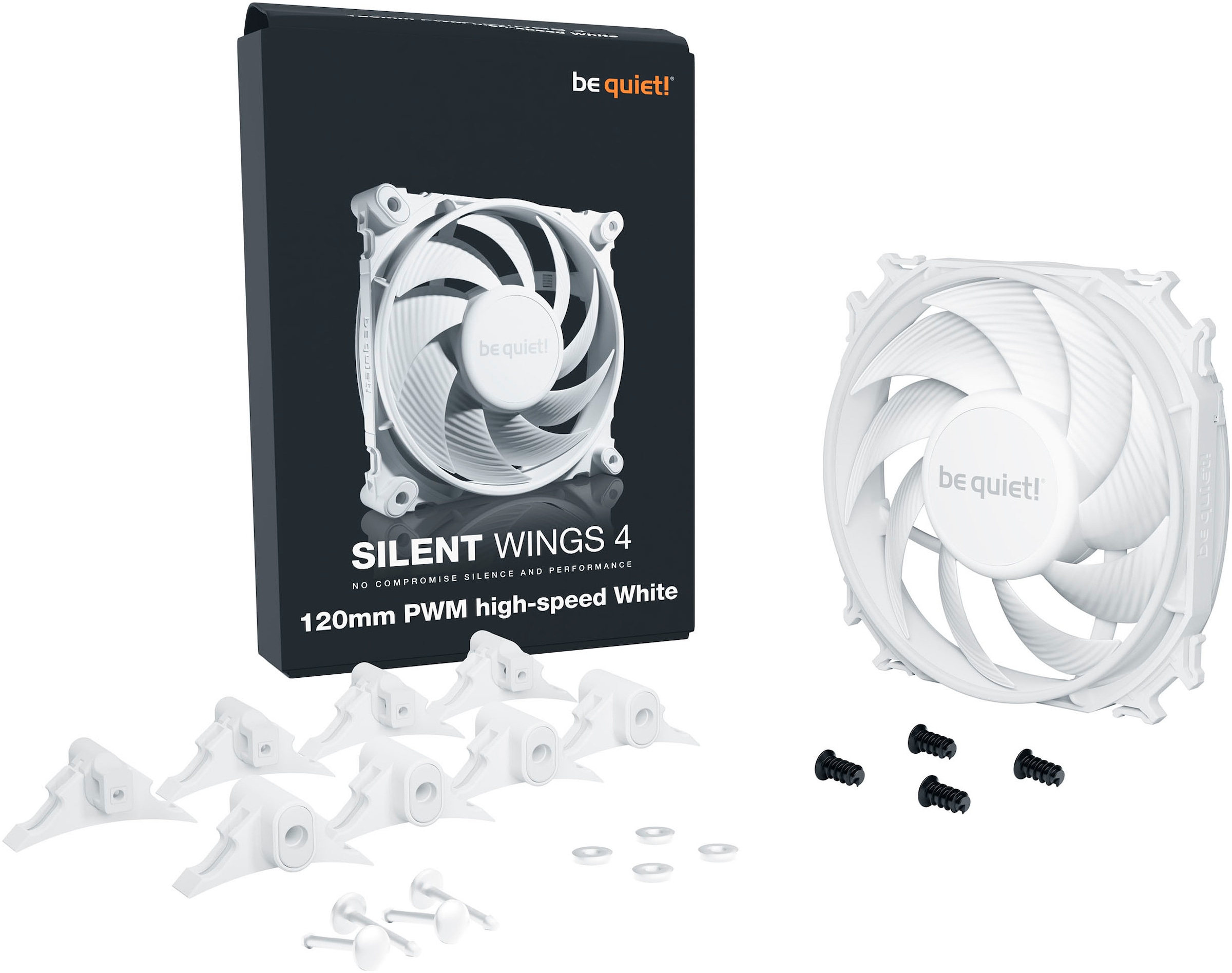 be quiet! Gehäuselüfter »SILENT WINGS 4  120mm PWM high-speed White«