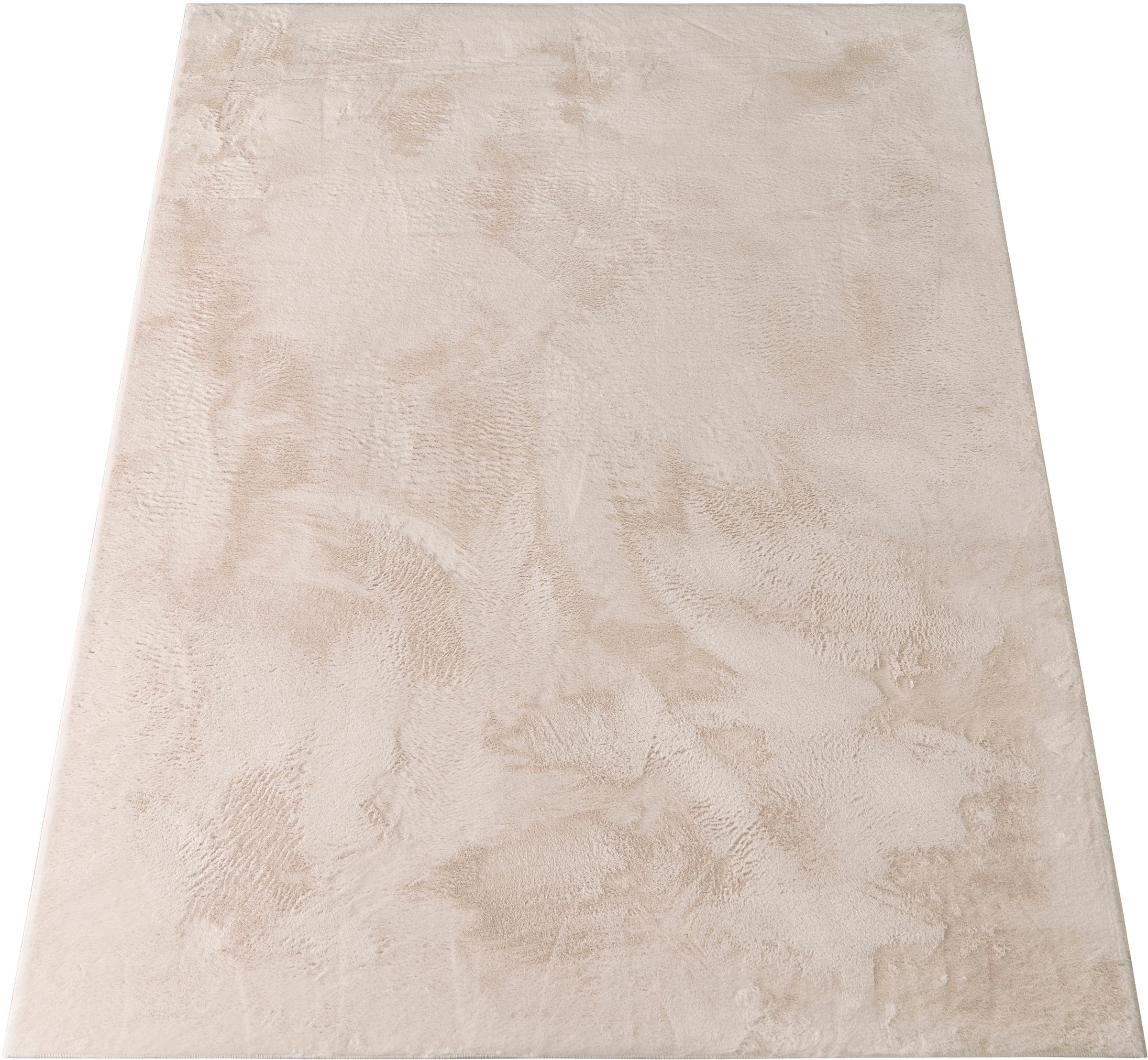 Fellteppich »Lottano«, rechteckig, 14 mm Höhe, Langflor, Kunstfell, Uni Far günstig online kaufen