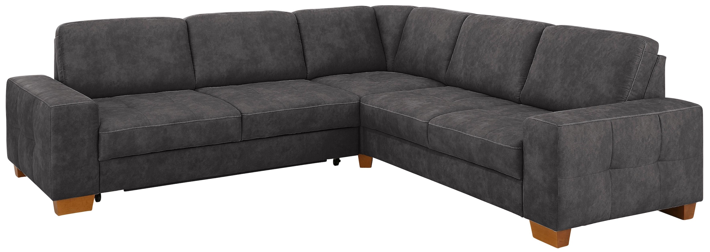 Home affaire Ecksofa »Puccini L-Form«, mit Federkern, Sitztiefenverstellung günstig online kaufen
