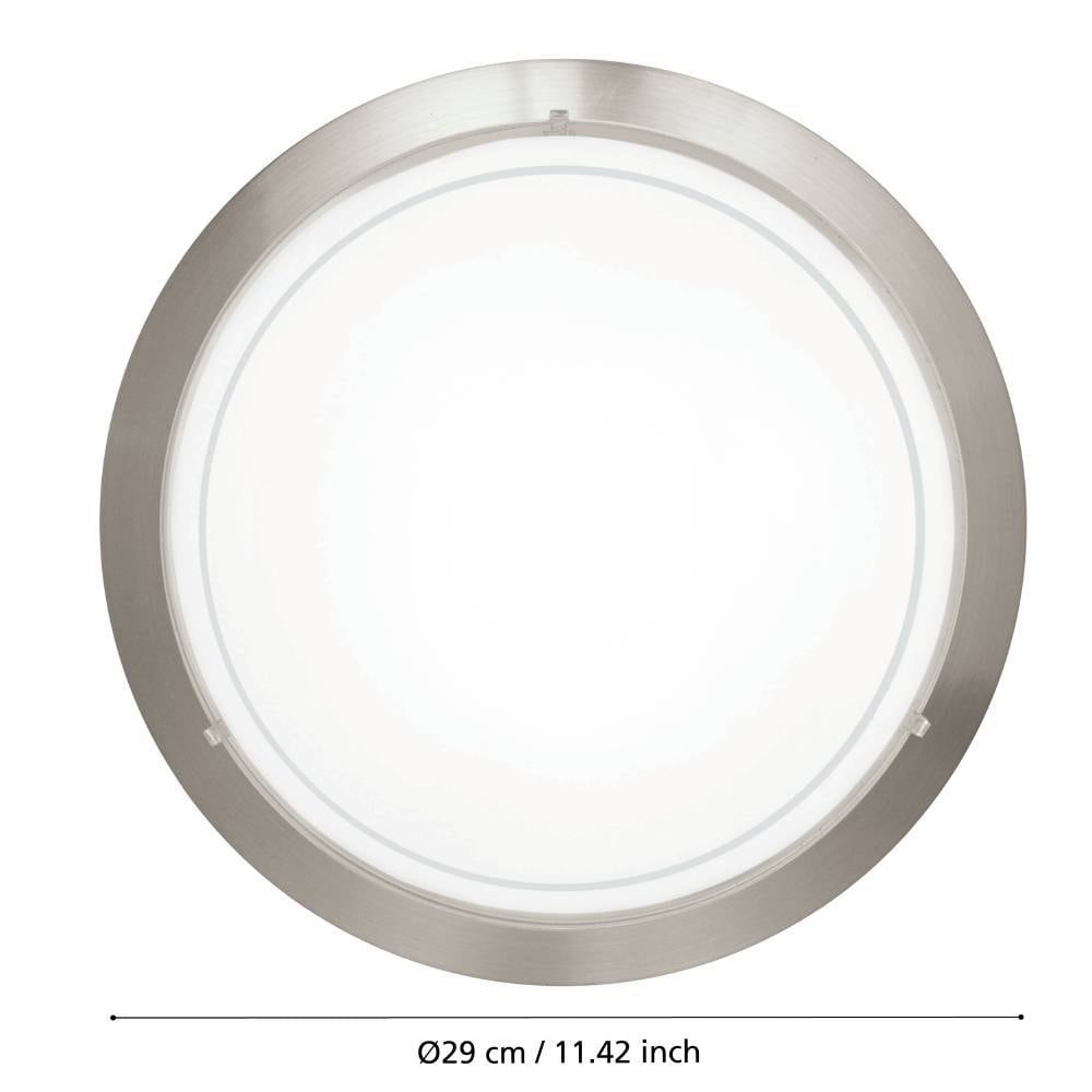 EGLO Deckenleuchte »PLANET 1«, 1 flammig, Leuchtmittel E27 | ohne Leuchtmittel, Wohnzimmerlampe, Flurlampe, Esszimmer, Büro, zeitlos, 29x29x8,5cm