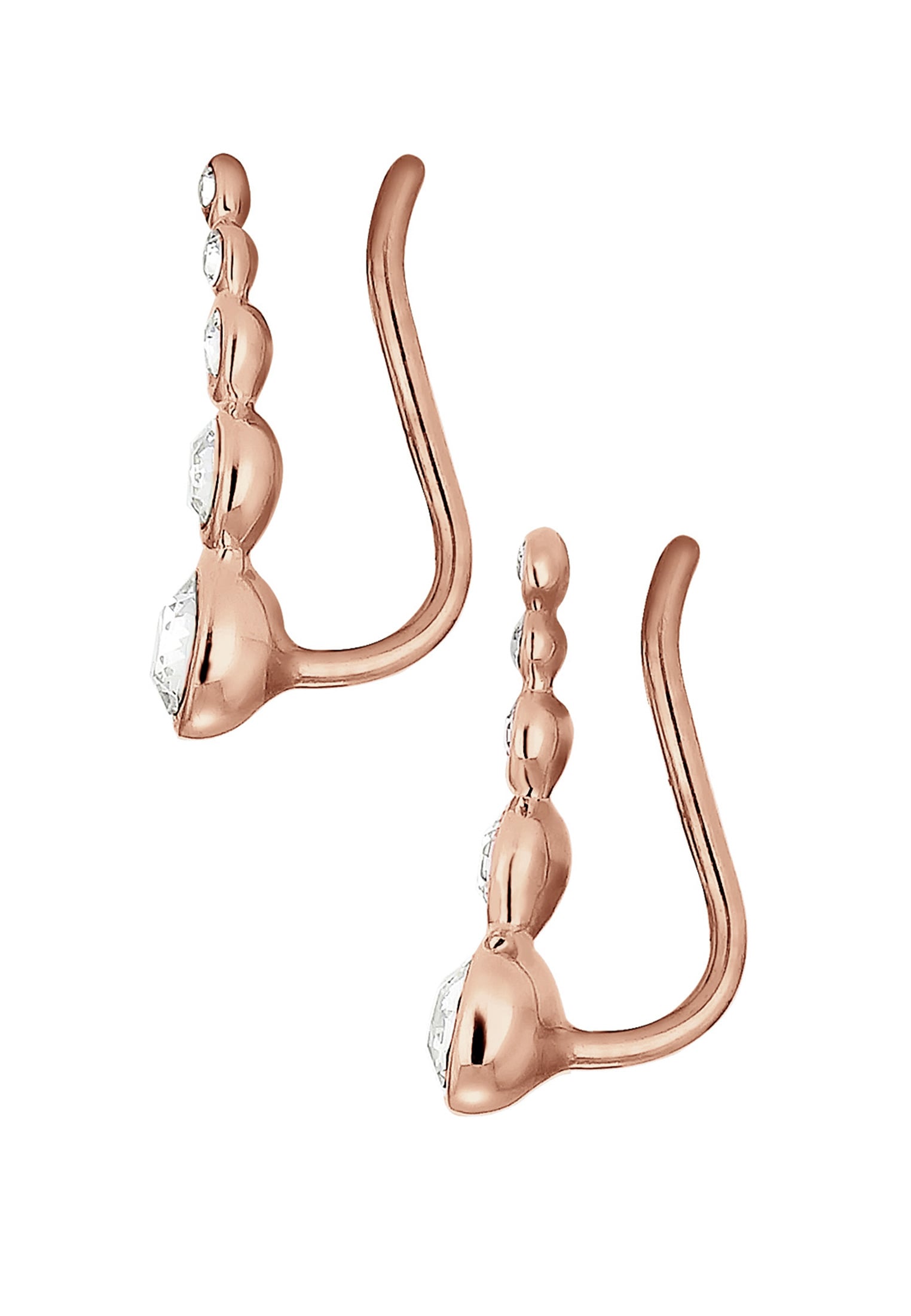 Elli Paar Ohrstecker »Ohrklemme Earclimber, mit Kristallen von Swarovski®«