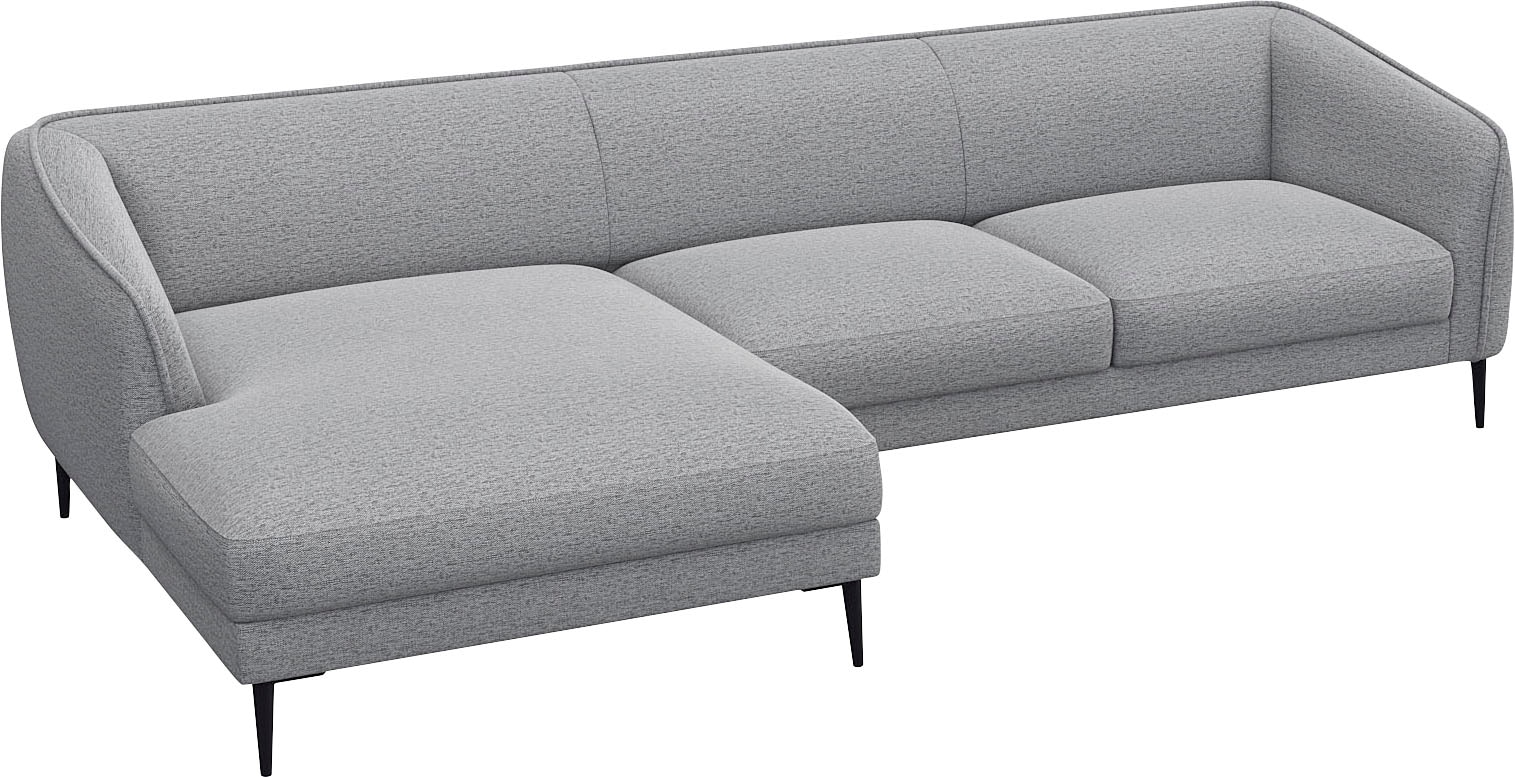 FLEXLUX Ecksofa "Belle Designsofa, L-Form, B/T 288/149 cm", Skandinavisches günstig online kaufen