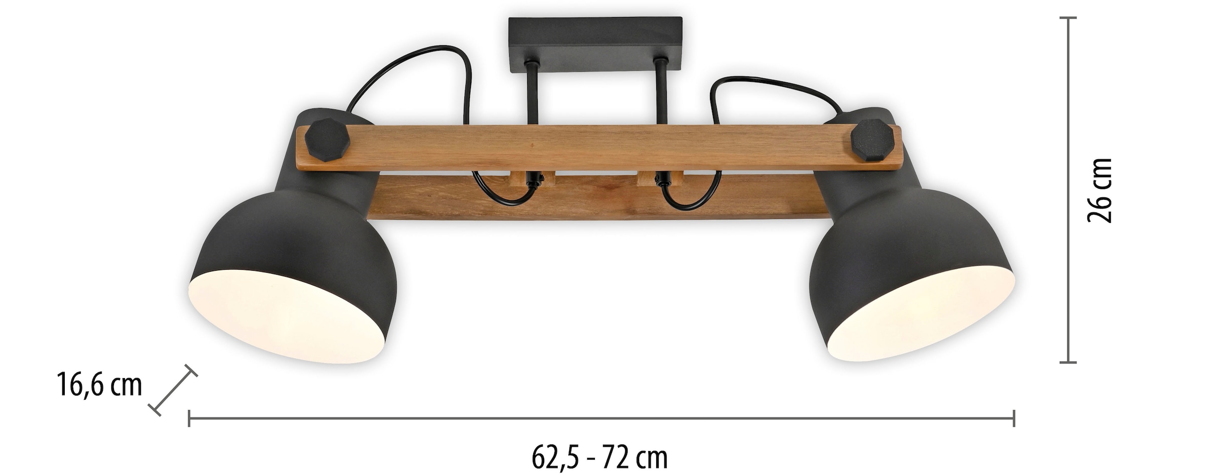 JUST LIGHT Deckenleuchte »CUP 2.0« E27 1 Stk. Warmweiß ExklusiveE27