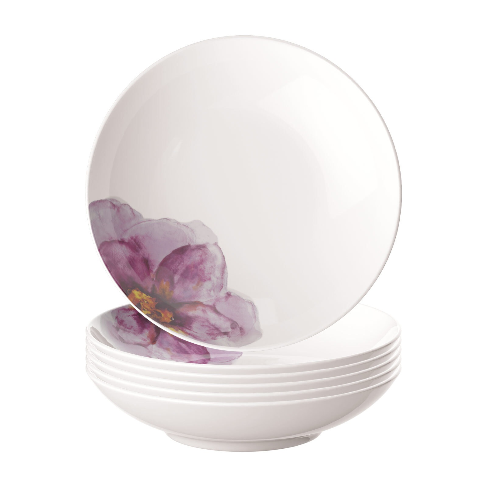 Villeroy & Boch Pastateller »Pastateller Rose Garden ø 24 cm 6er Set bunt« günstig online kaufen
