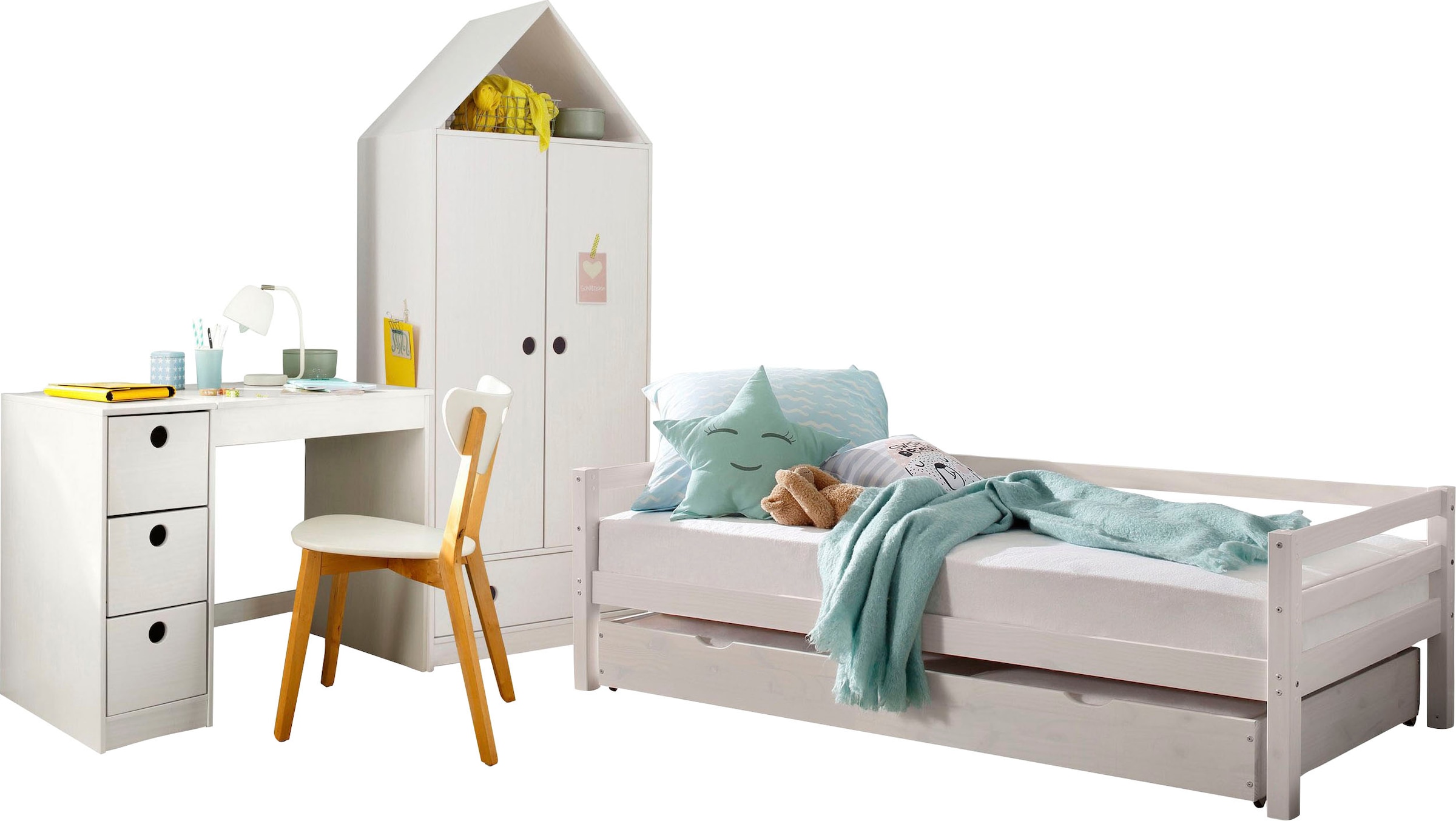 OTTO home Jugendzimmer-Set »Alpi« Spar-Set, 3 Stk. tlg. Daybed, Schreibtisc günstig online kaufen