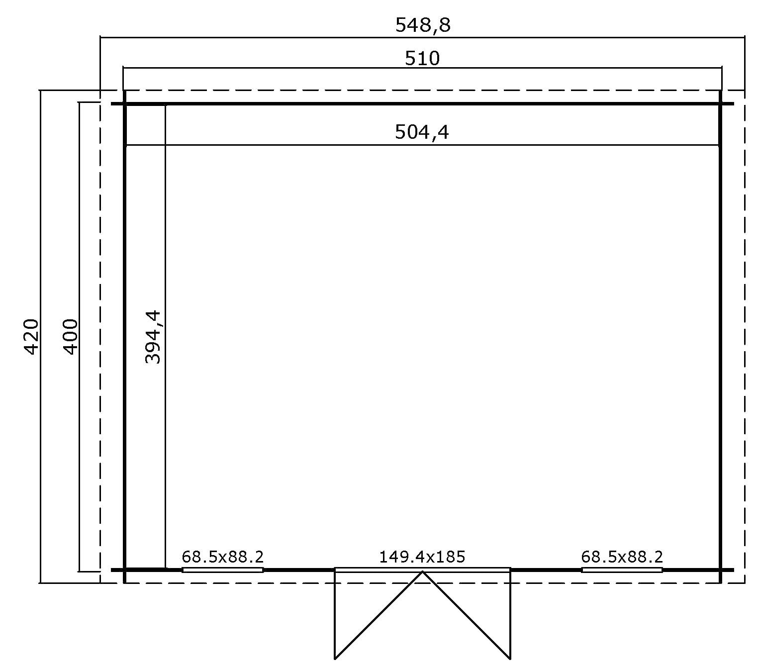 LASITA MAJA Gartenhaus »Mosel 5«