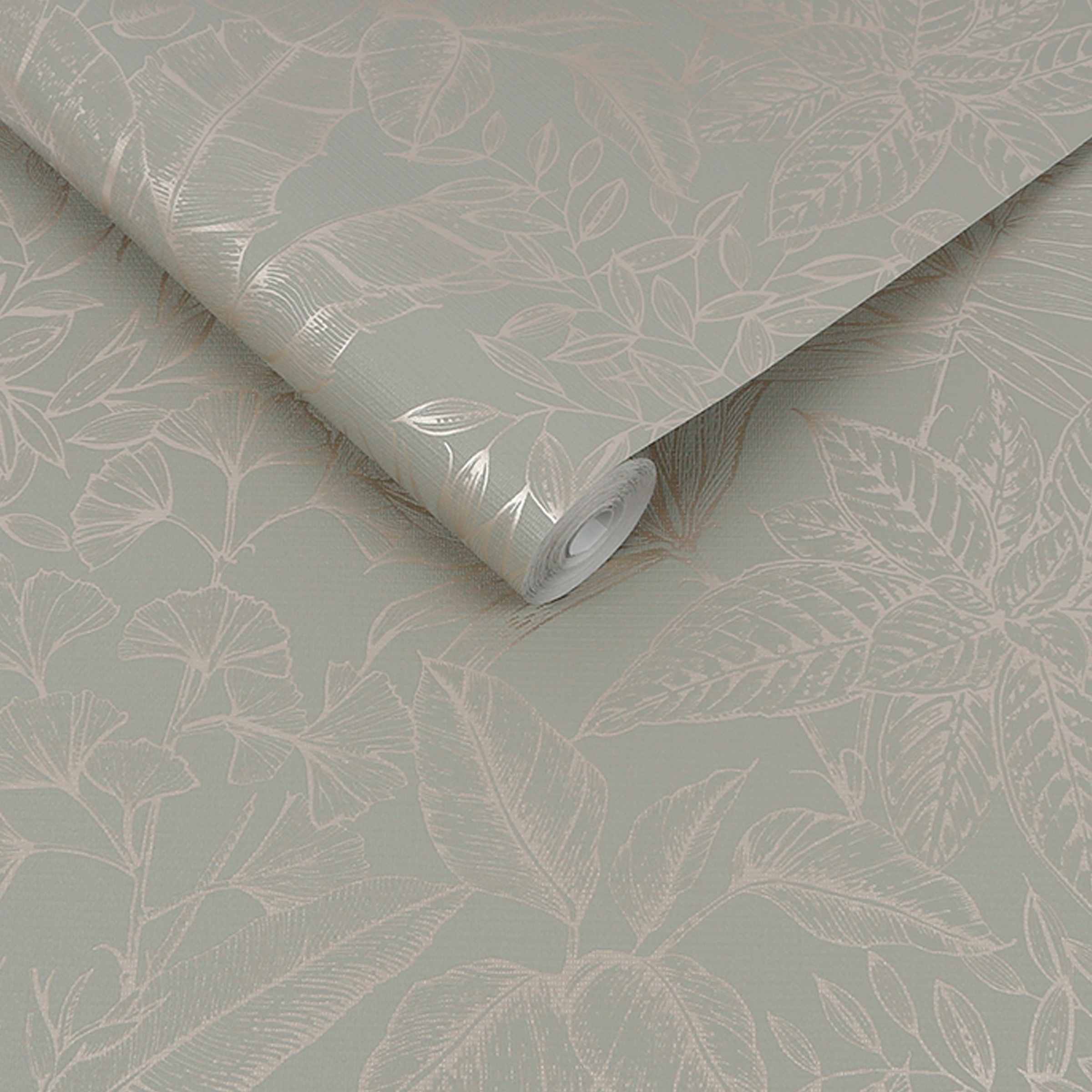 Boutique Vliestapete »Boutique - Vliestapete Paradise Sage - 10mx52cm«, botanisch, Boutique - Vliestapete Paradise Sage - 10mx52cm