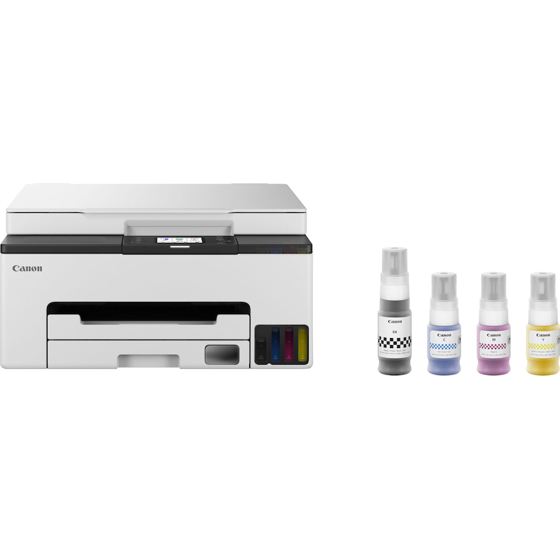 CANON Multifunktionsdrucker »MAXIFY GX1050« 3in1 Tintenstrahl-Multifunktionsgerät mit extrem niedrigen Druckkosten silberfarben 15/ 10 ISO-Seiten...