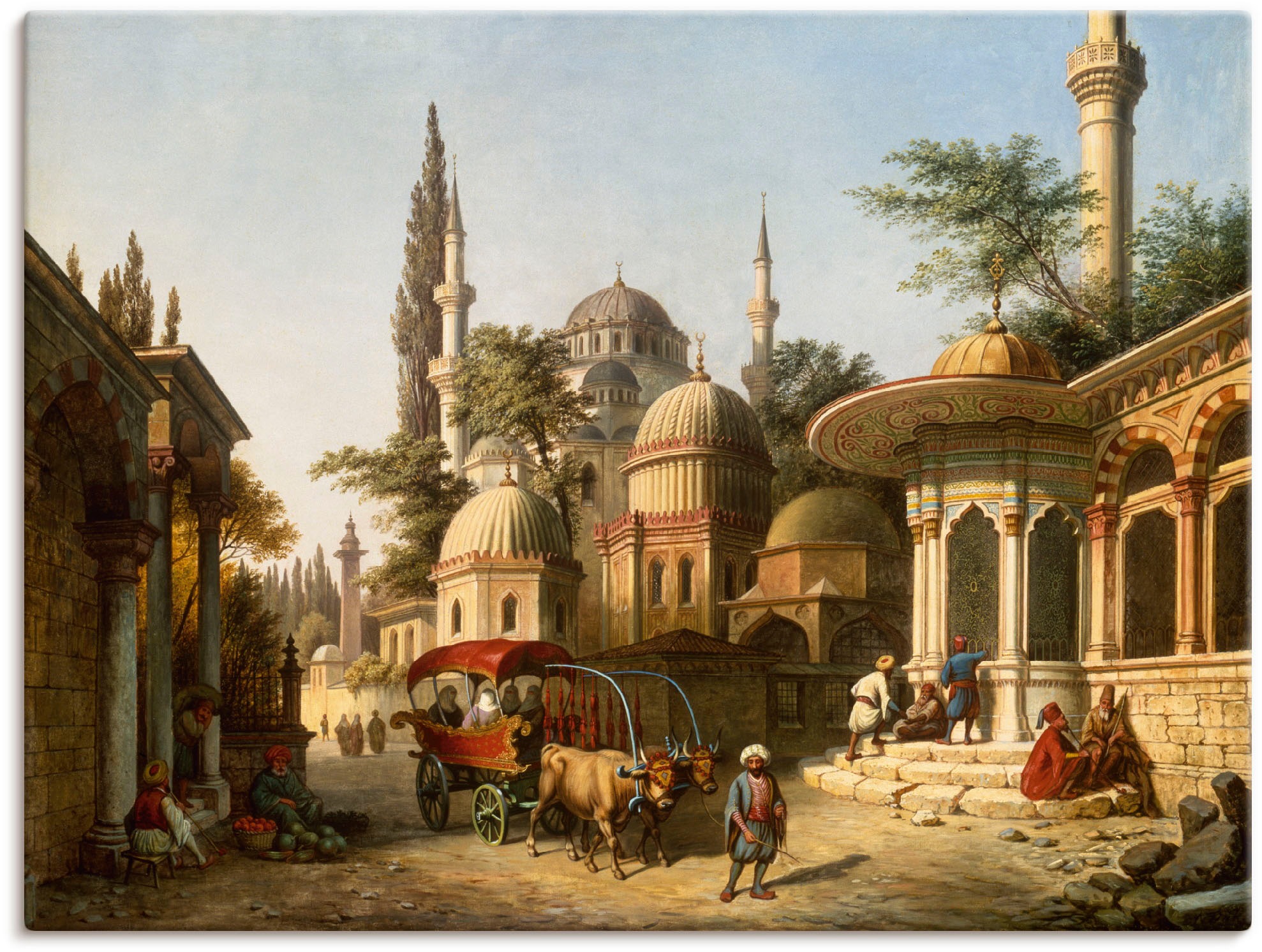Artland Wandbild »Ansicht einer Moschee in Istanbul« Gebäude 1 Stk. tlg. al günstig online kaufen