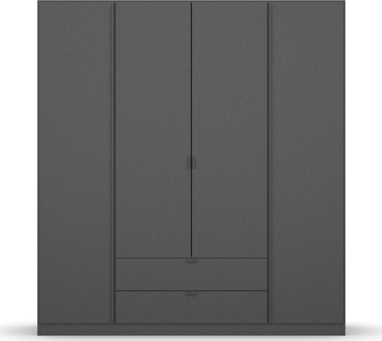 rauch Drehtürenschrank »StyleUp«, Typ Monochrome mit eleganten, langen Griffstangen in Schrankfarbe