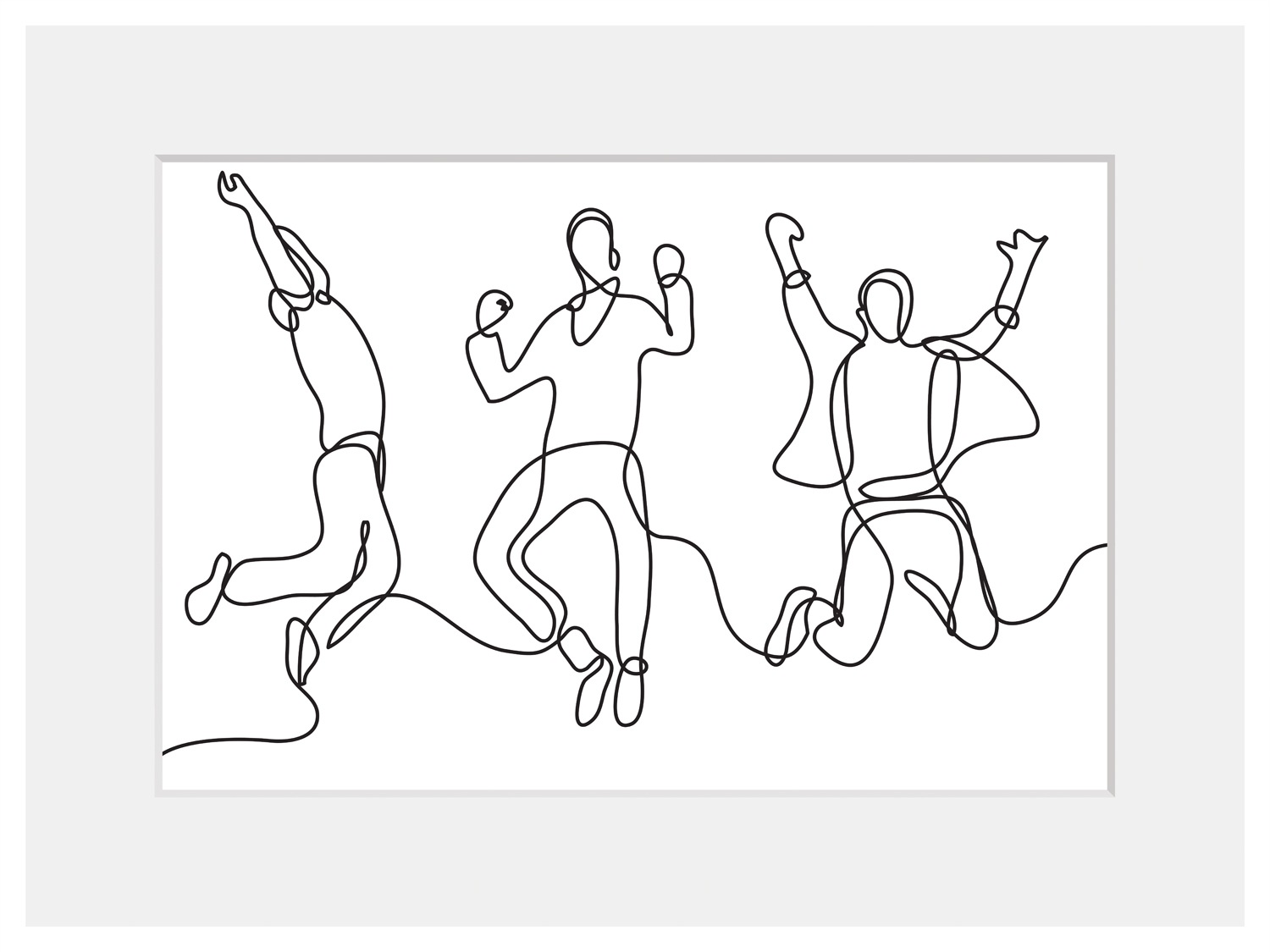 queence Bild »Dance Monkey«, Menschen, gerahmt, Musik, Spaß, Tanzen günstig online kaufen