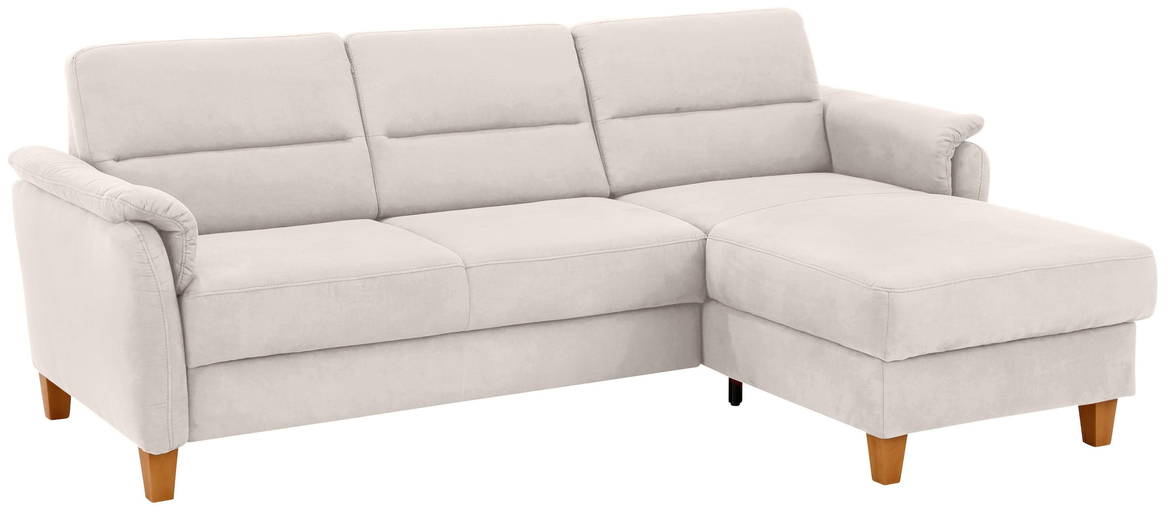 Home affaire Ecksofa »Palmera L-Form, B: 244 cm - OTTO. Verlässliche Qualität.« optional Bettfunktion & Bettkasten, Federkern